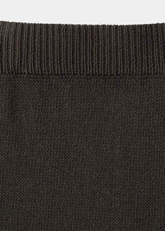 Scalloped hem crochet skirt — Chocolate 6