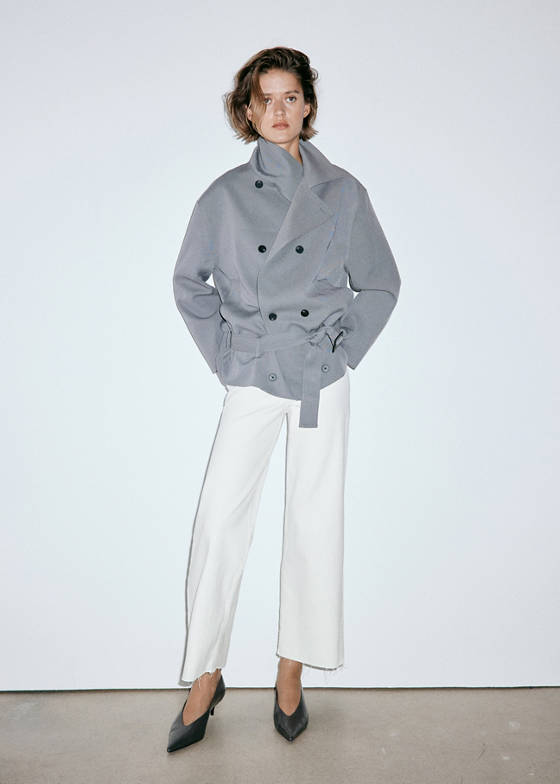 Catherin yüksek belli culotte jean pantolon