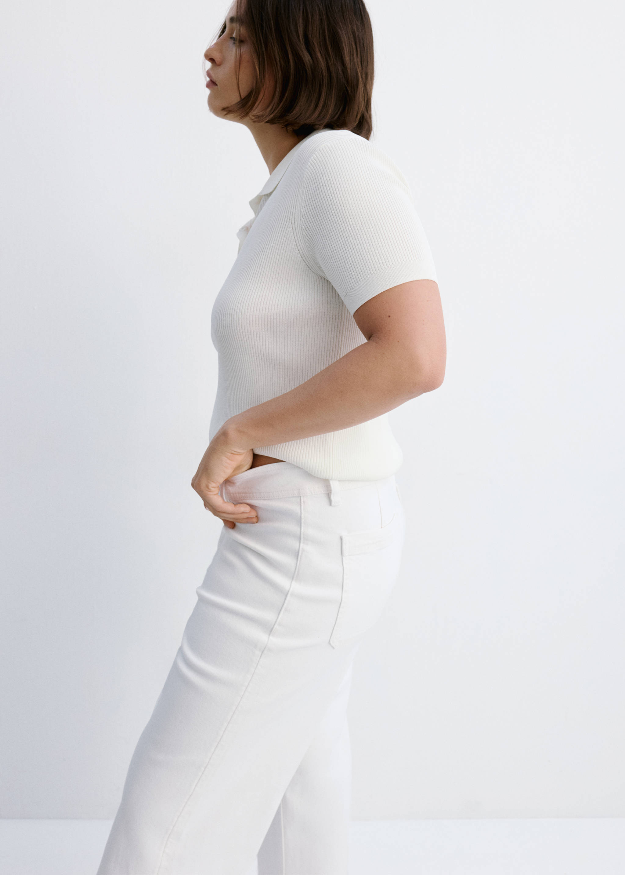 Džíny Catherin culottes s vysokým pasem - Detail zboží 5