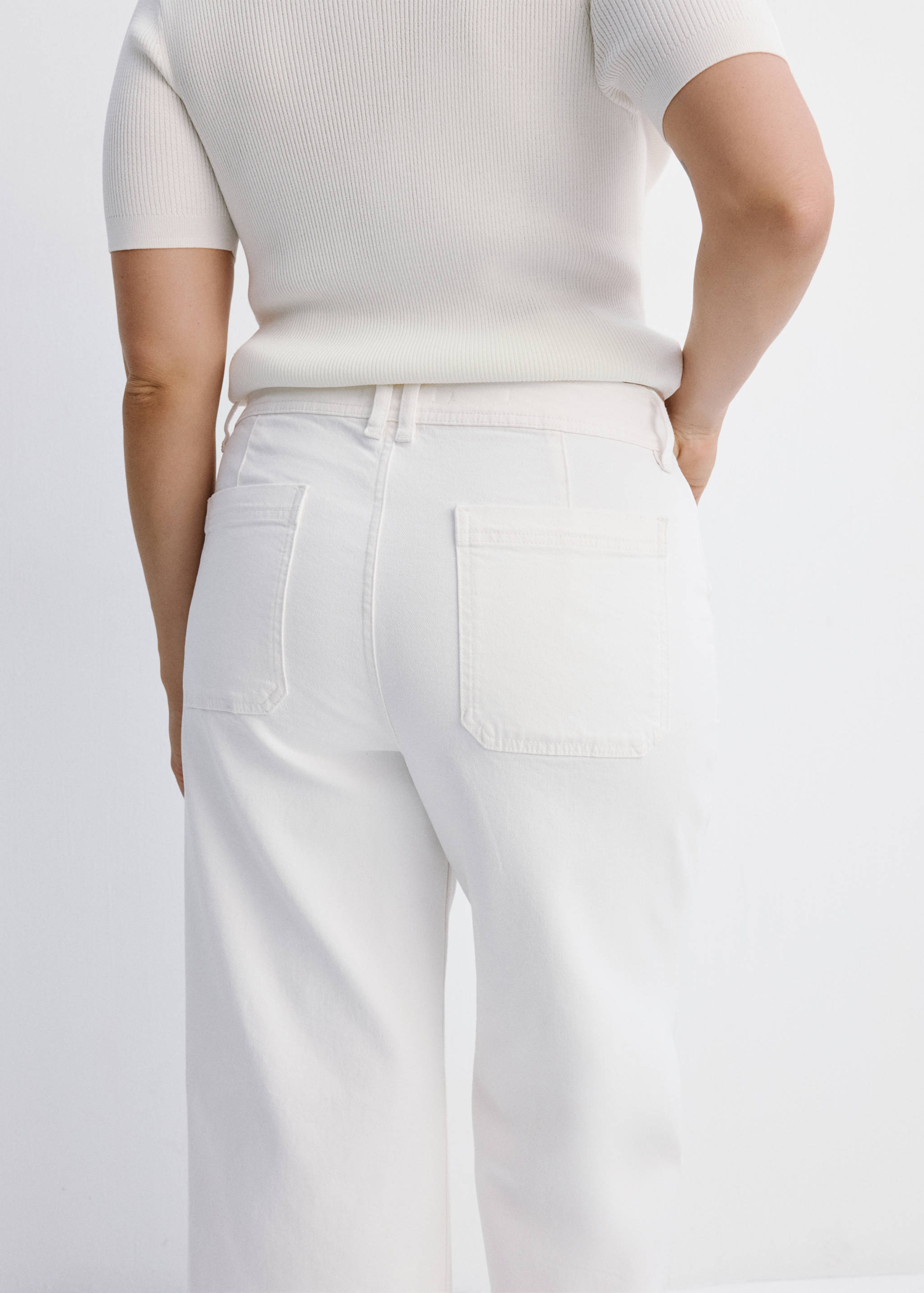 Džíny Catherin culottes s vysokým pasem - Detail zboží 4