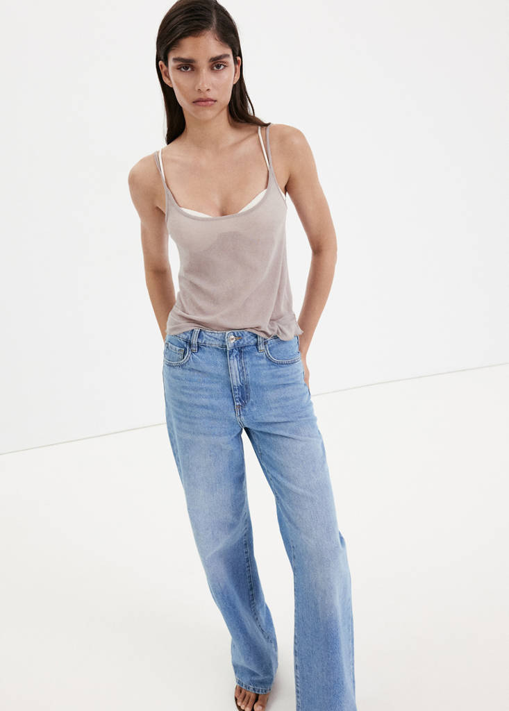 Danila high-waisted wide leg jeans