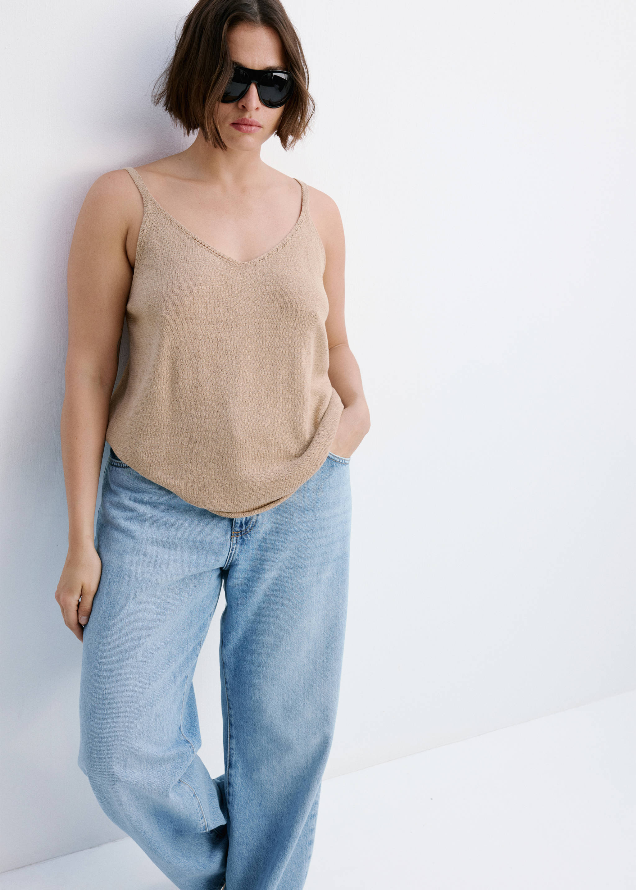Jeans Danila wide leg tiro alto - Detalle del artículo 5