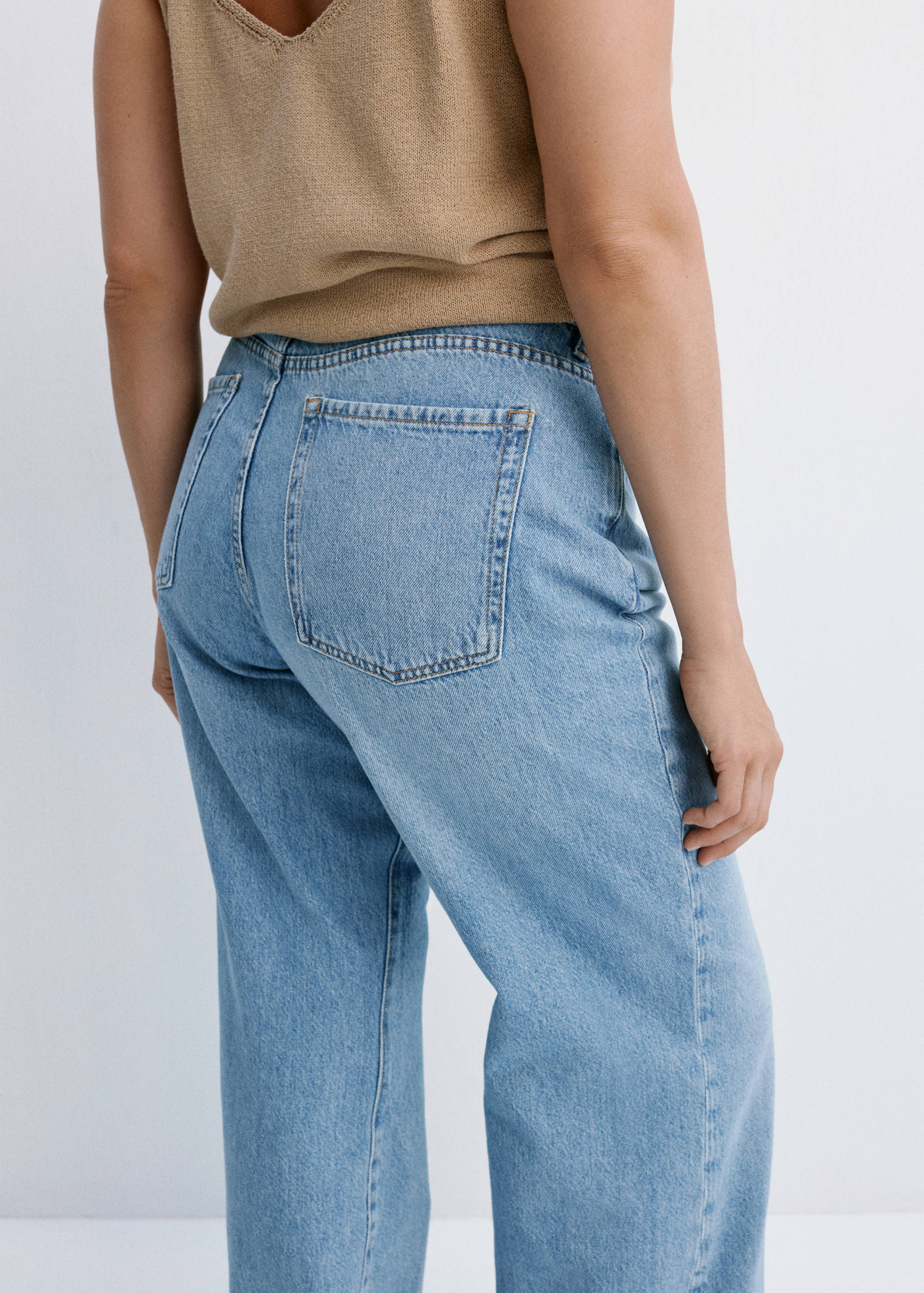 Jeans Danila wide leg tiro alto - Detalle del artículo 4