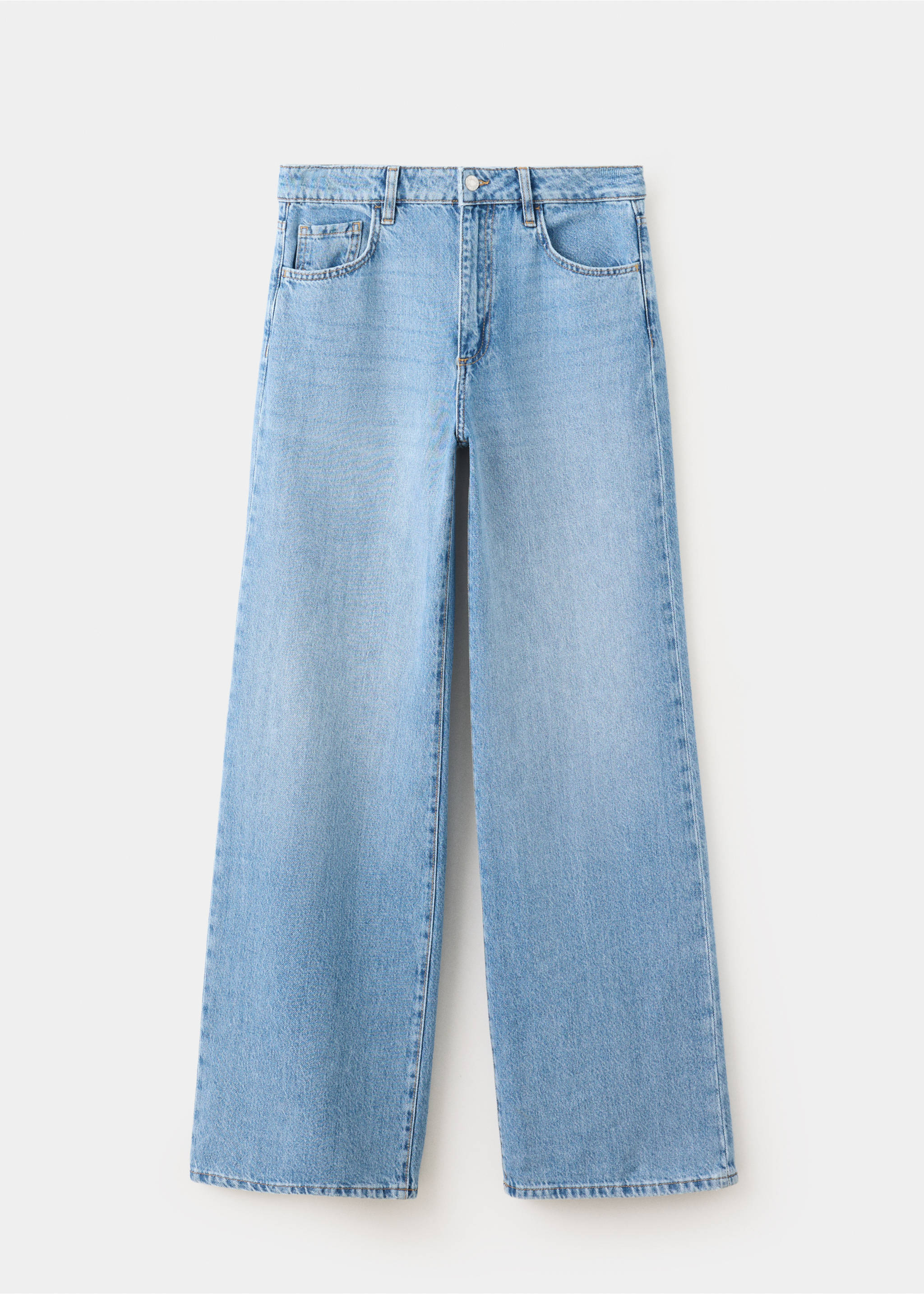 Jean Danila large taille haute - Article sans modèle, Bleu moyen. Ref: 37051370-00.