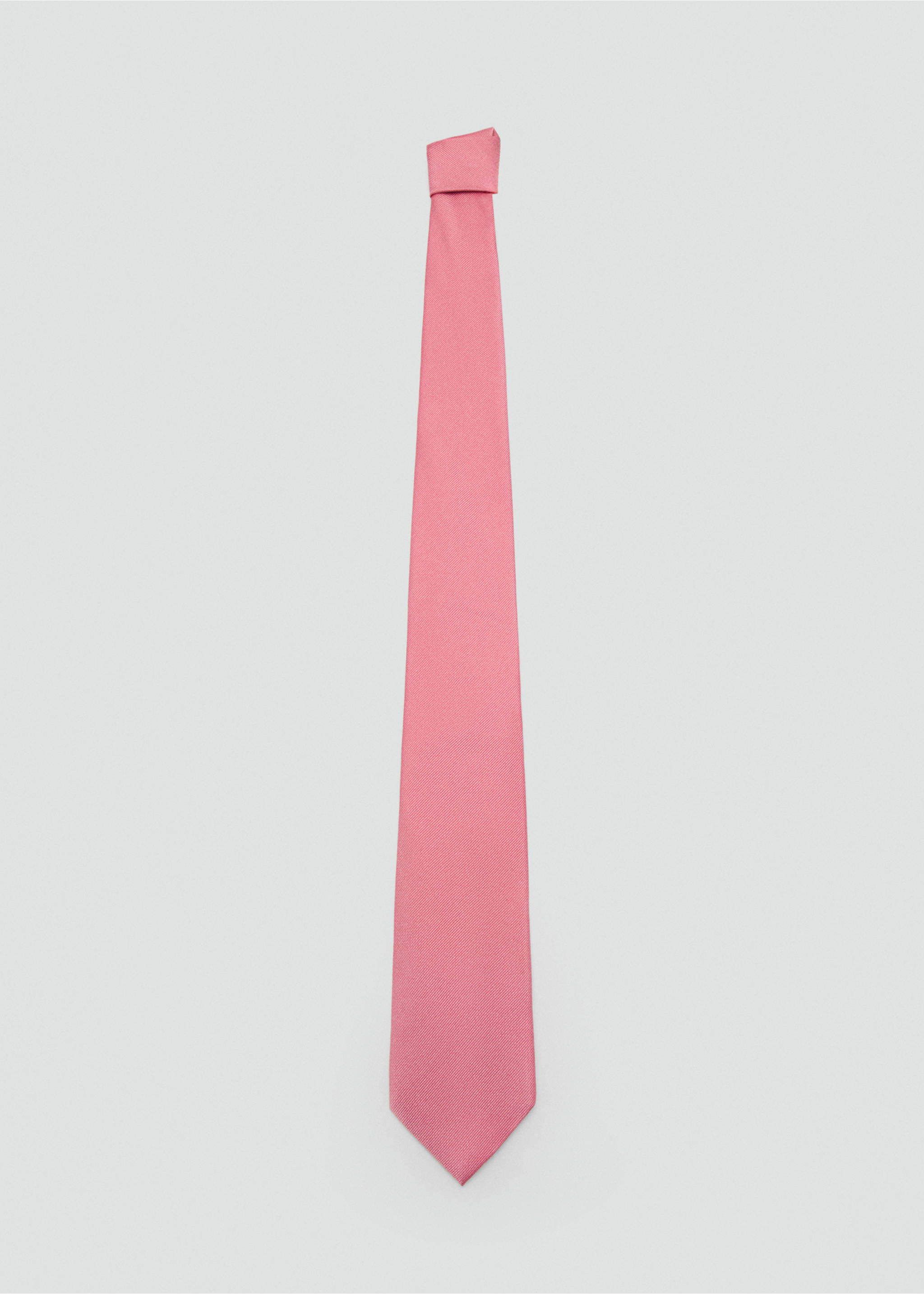 Corbata seda lisa - Artículo sin modelo, Rosa pastel. Ref: 37051375-00.