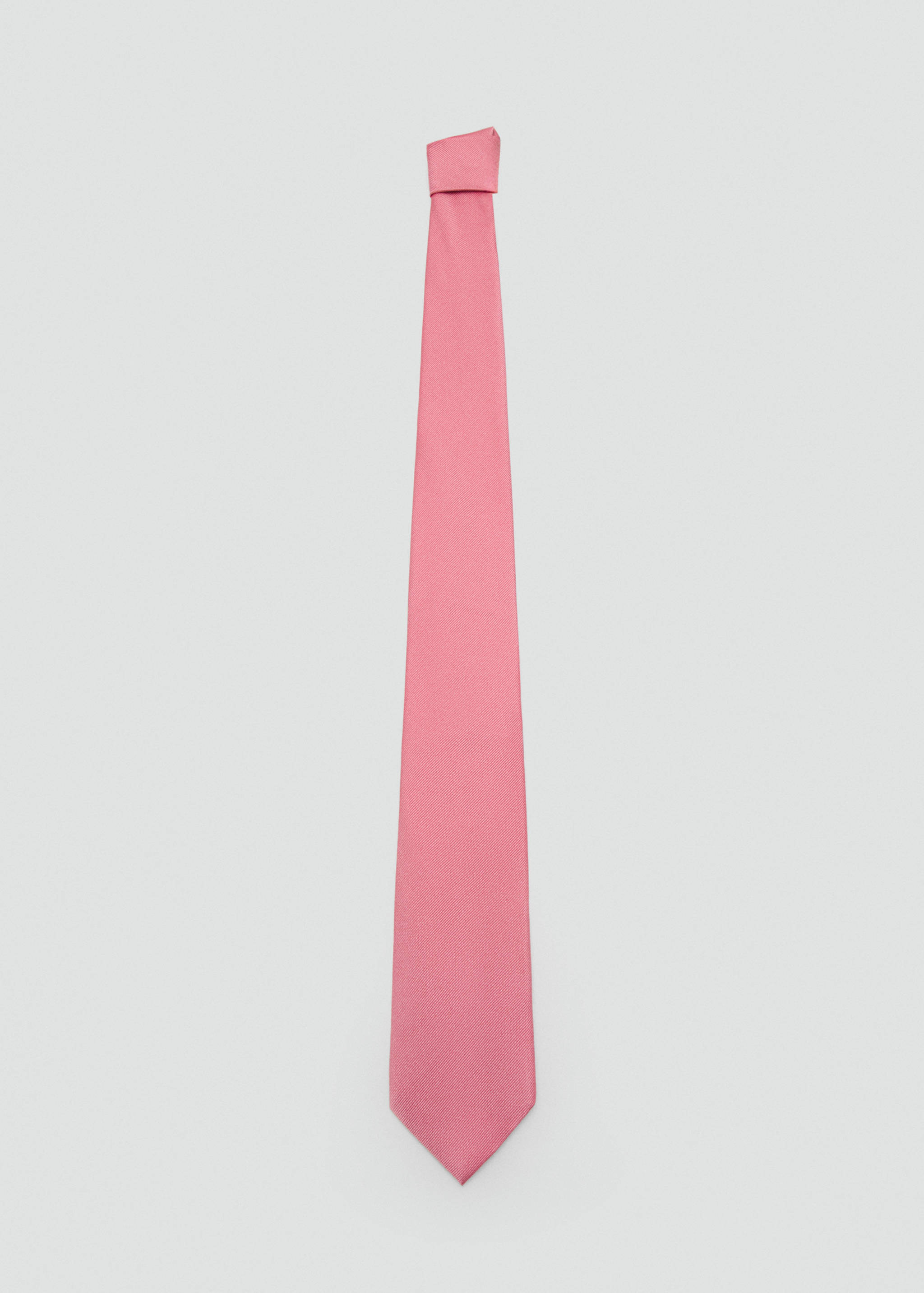 Plain silk tie - Article without model