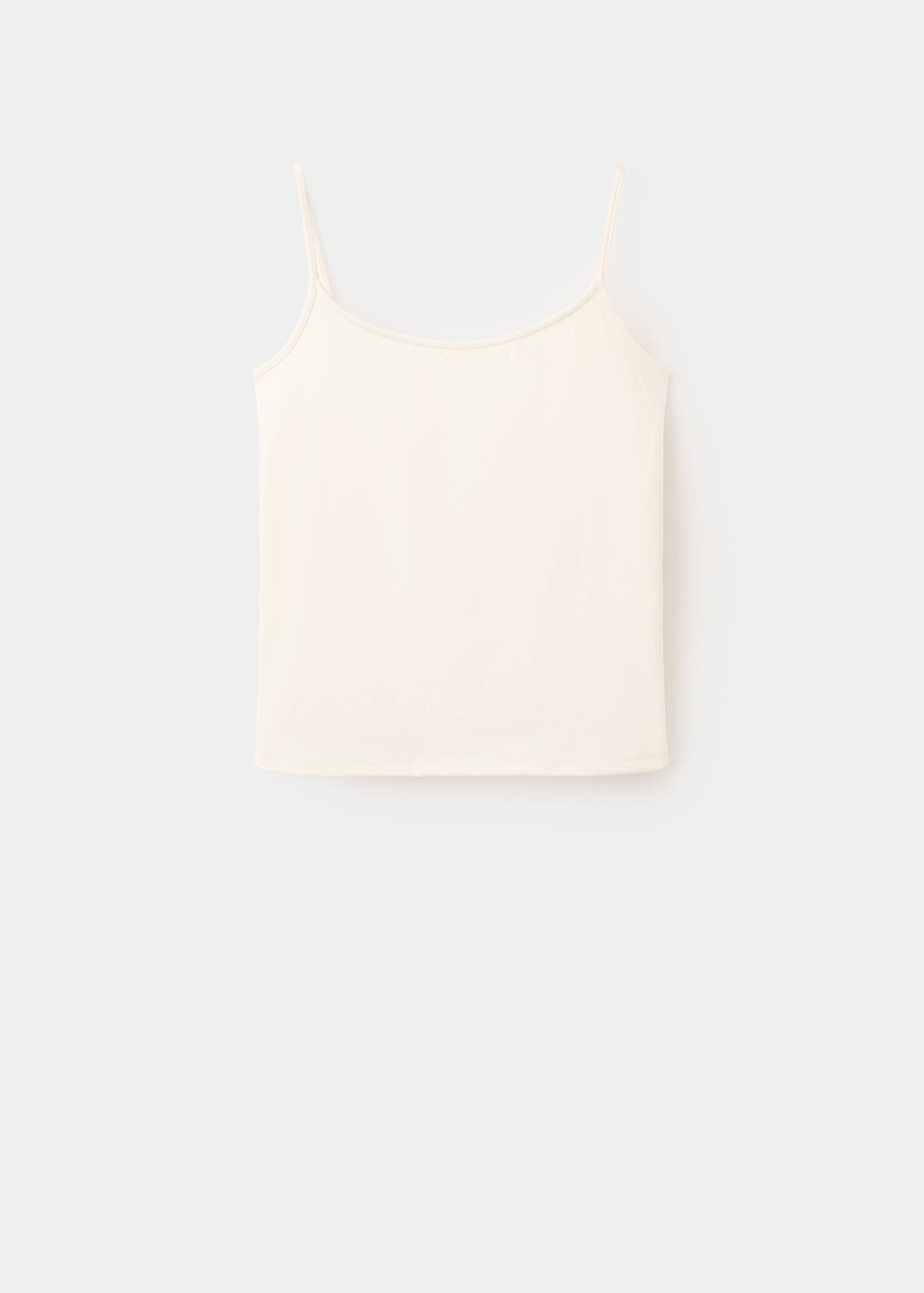 Fitted top with thin straps - Article without model