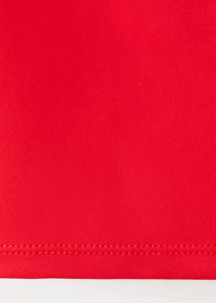 Fitted top with thin straps — Red