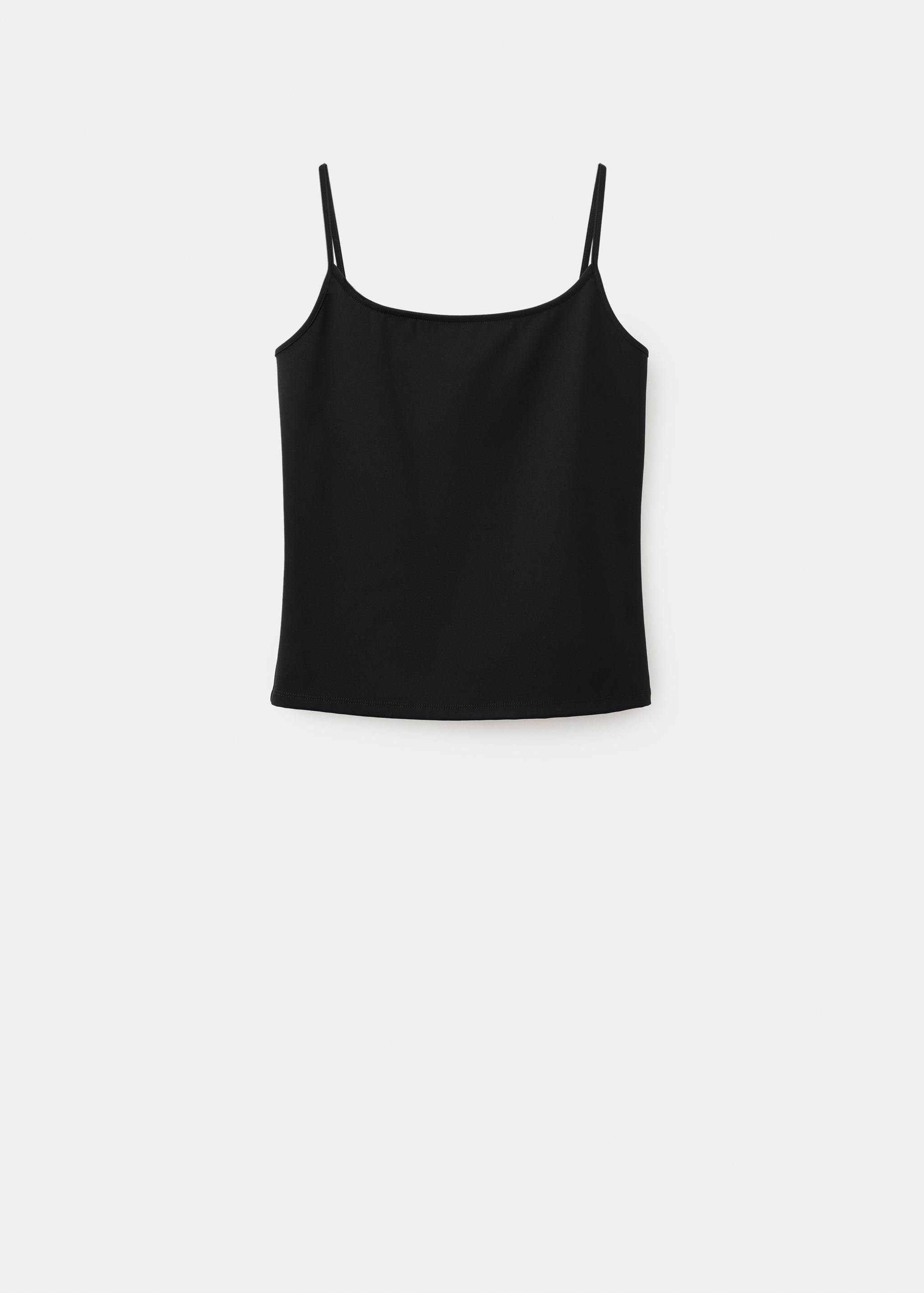 Fitted top with thin straps - Article without model