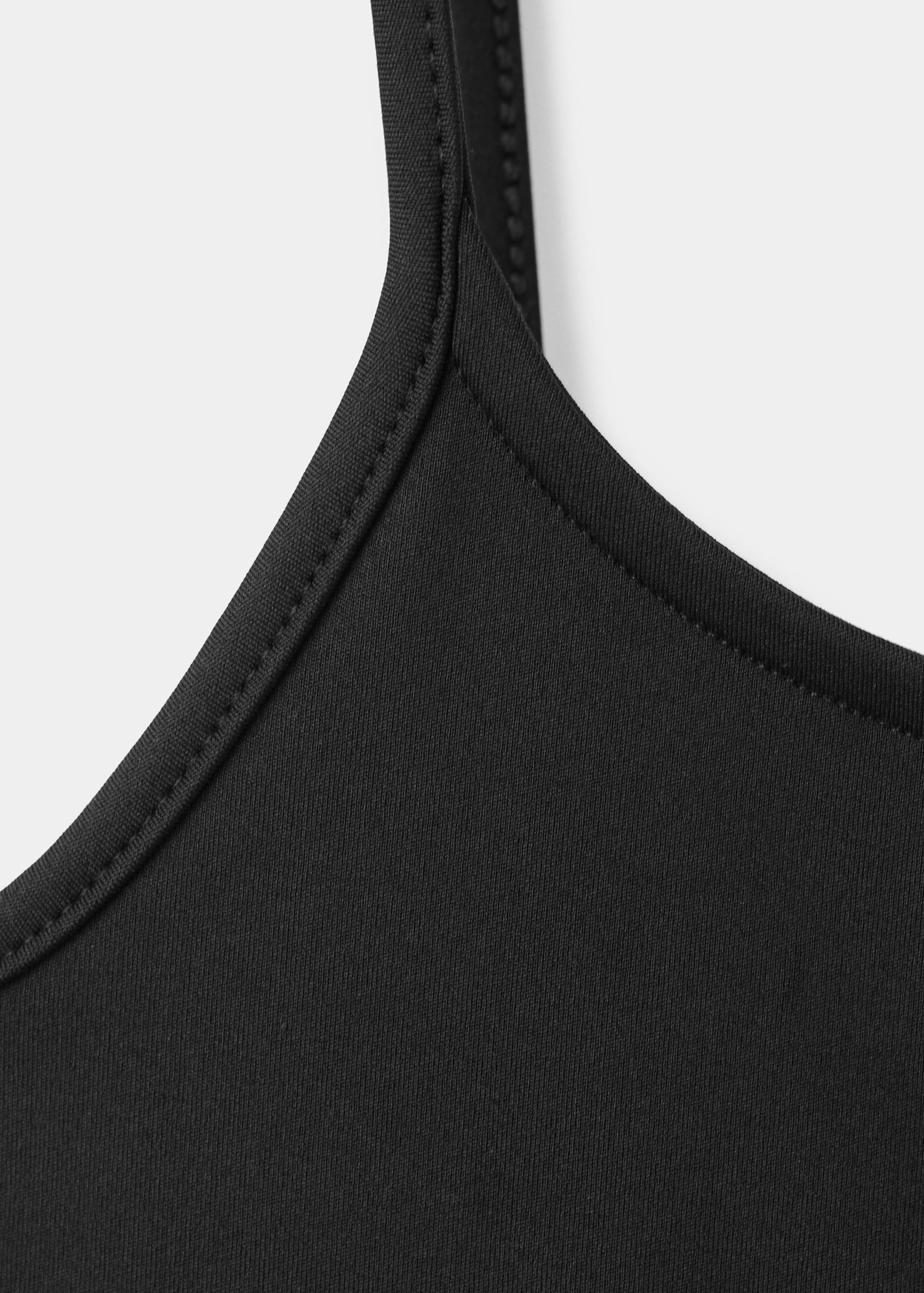 Fitted top with thin straps - Details of the article 8