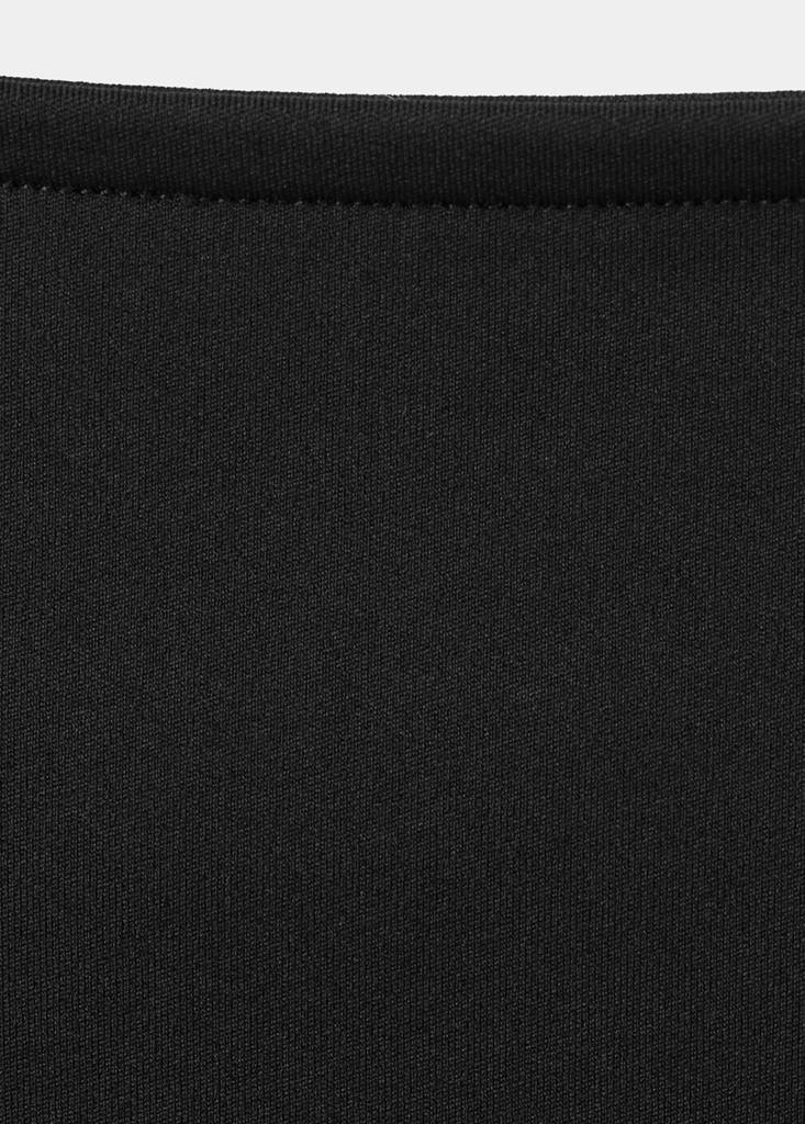 Fitted top with thin straps — Black