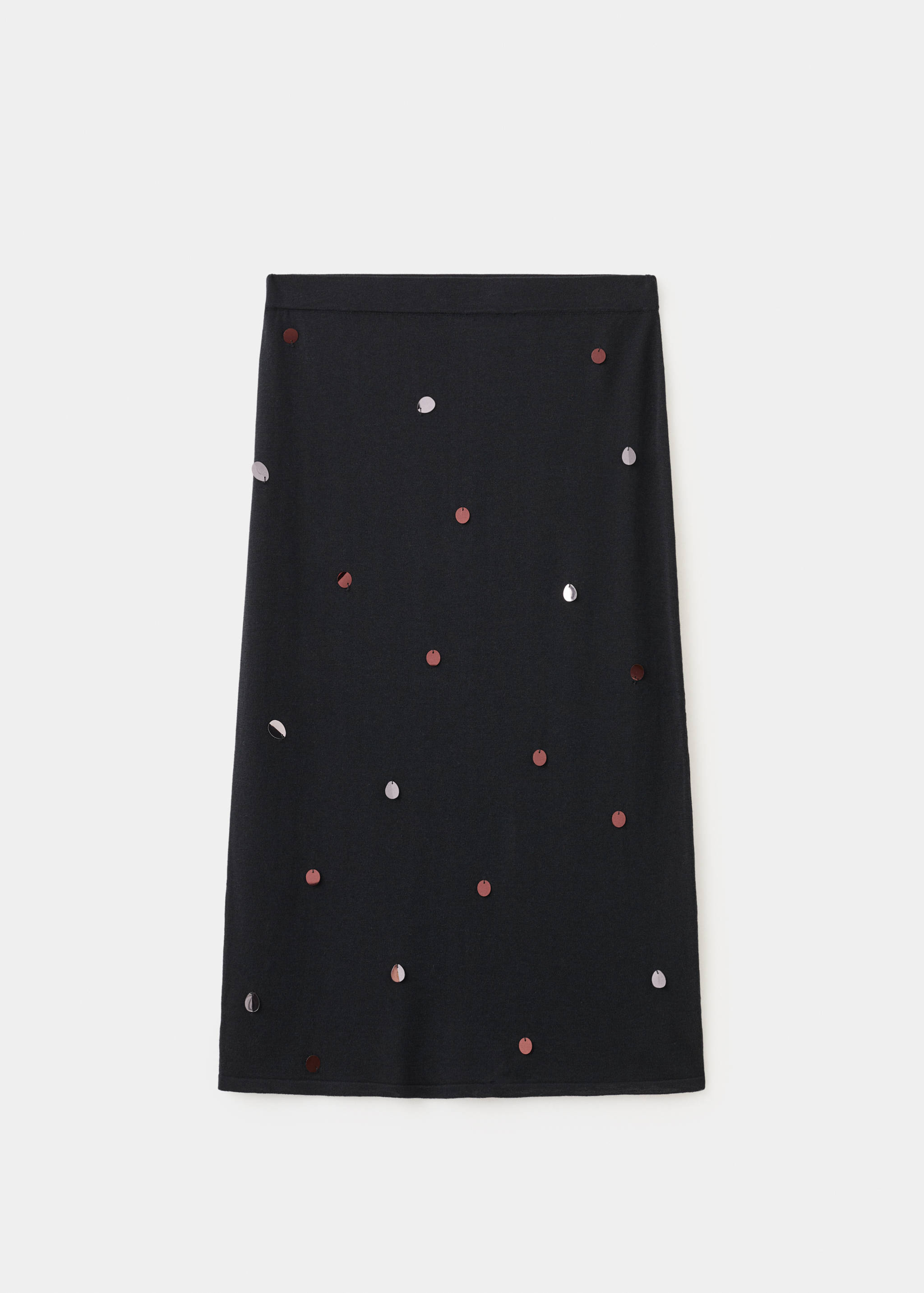 Fine knit sequin skirt - Article without model