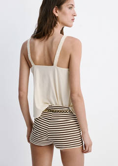 Terry cotton top — Ecru 3