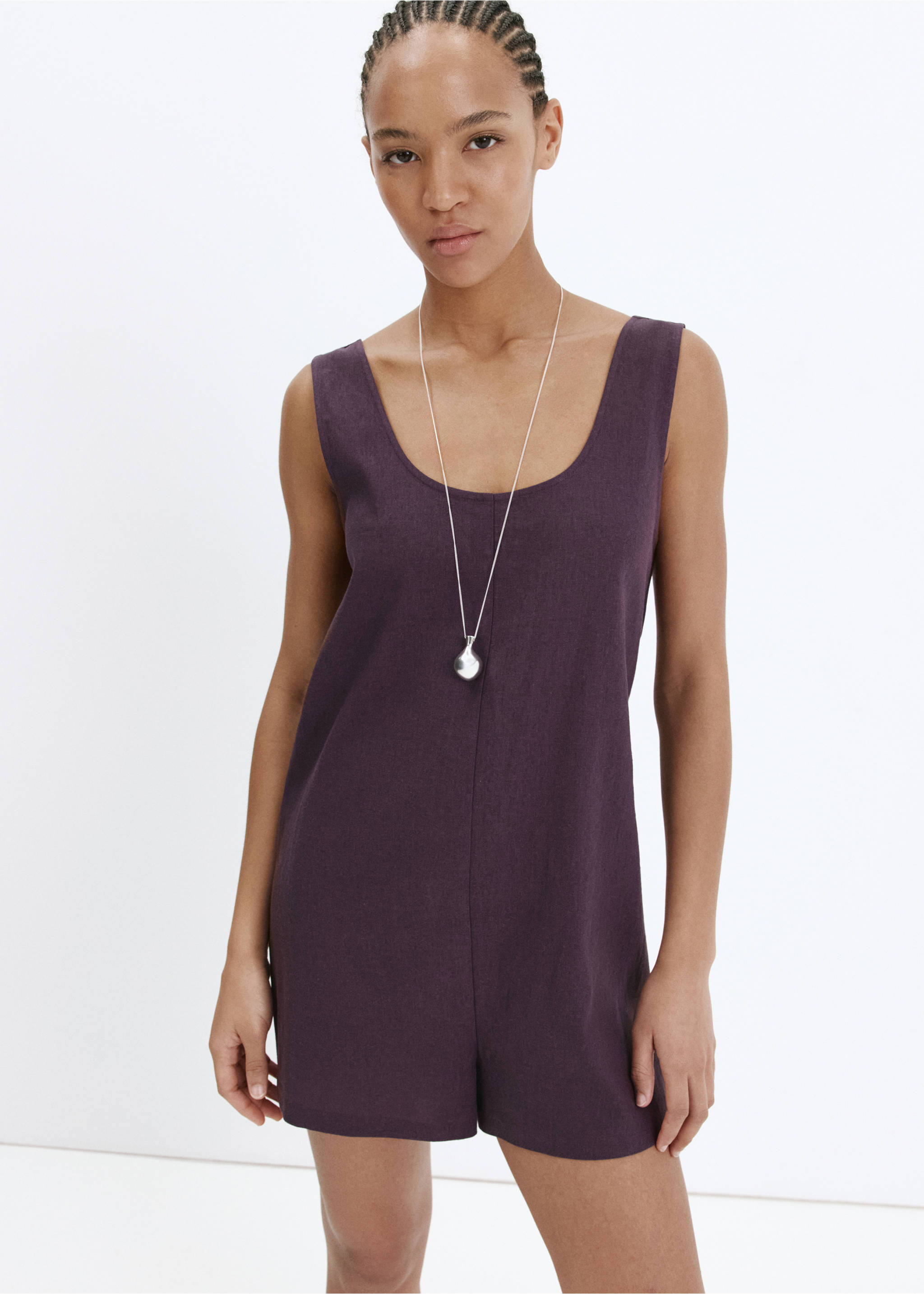 Playsuit saco - Medium plane, Purple. Ref: 37051389-00.
