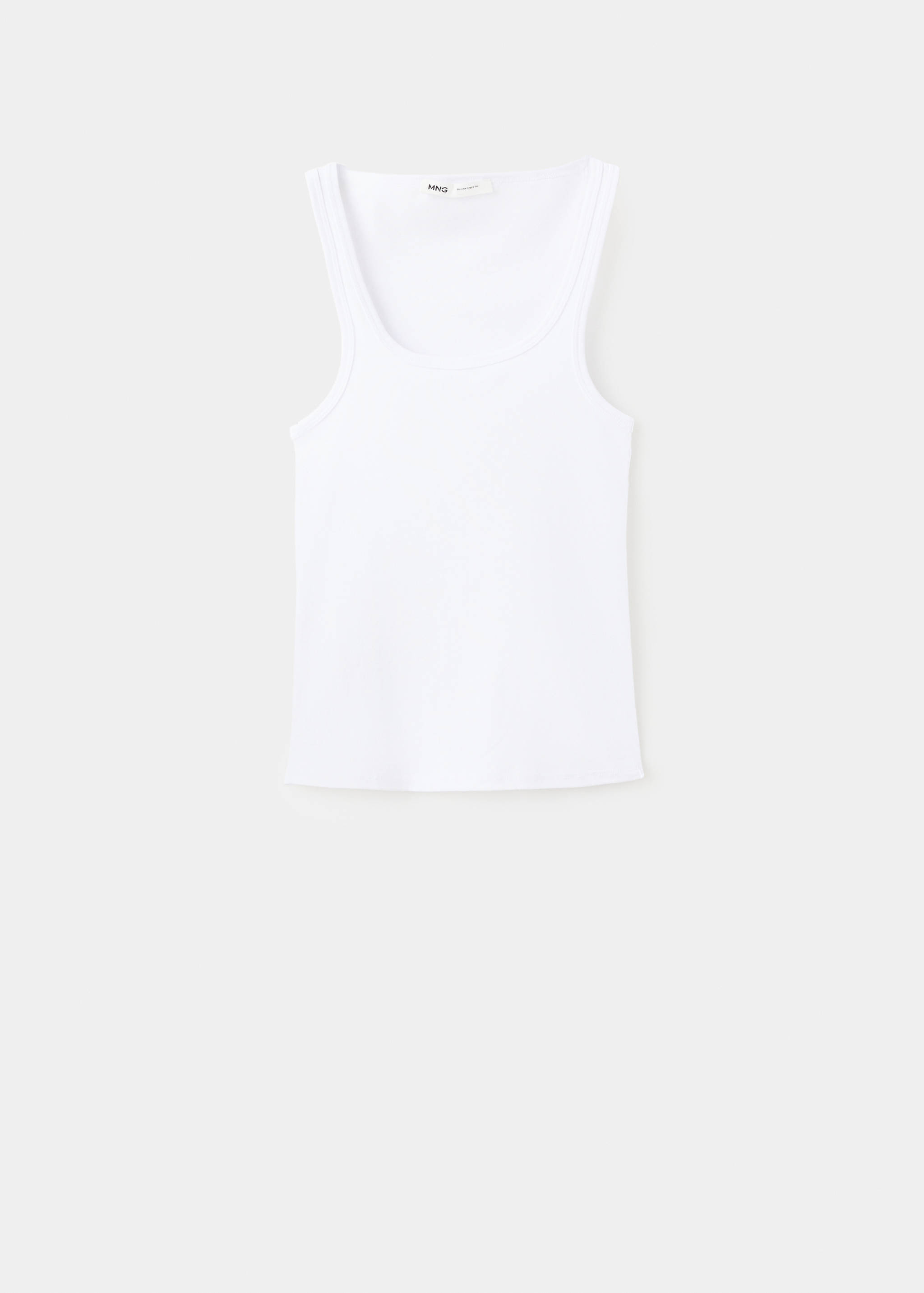 Ribbed semi-transparent top - Article without model