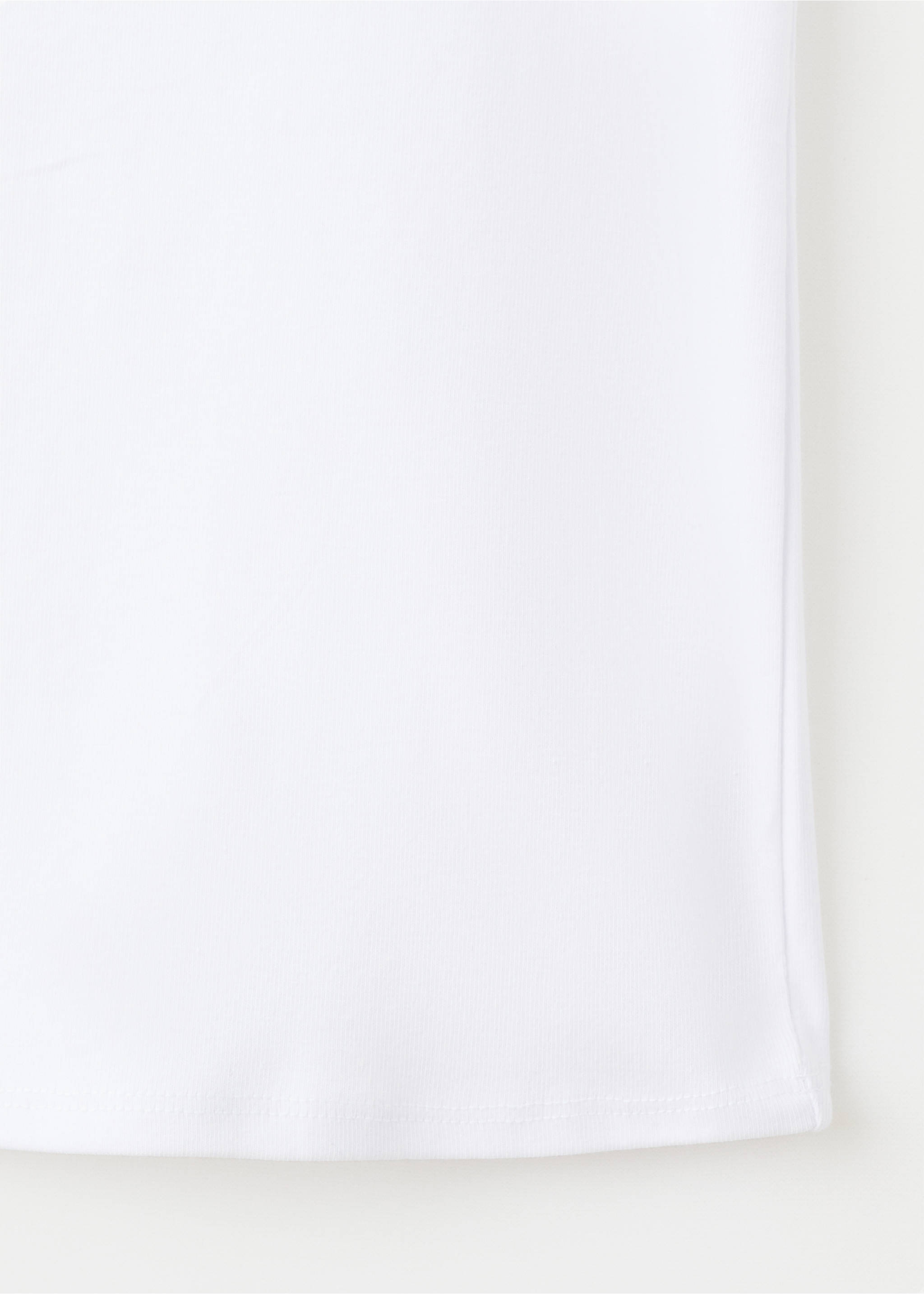 Fitted tank top - Details of the article 0, White. Ref: 37051390-00.