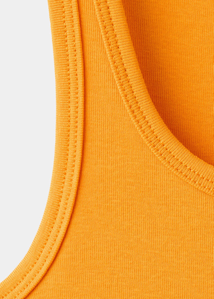 Fitted spaghetti strap top — Clementine