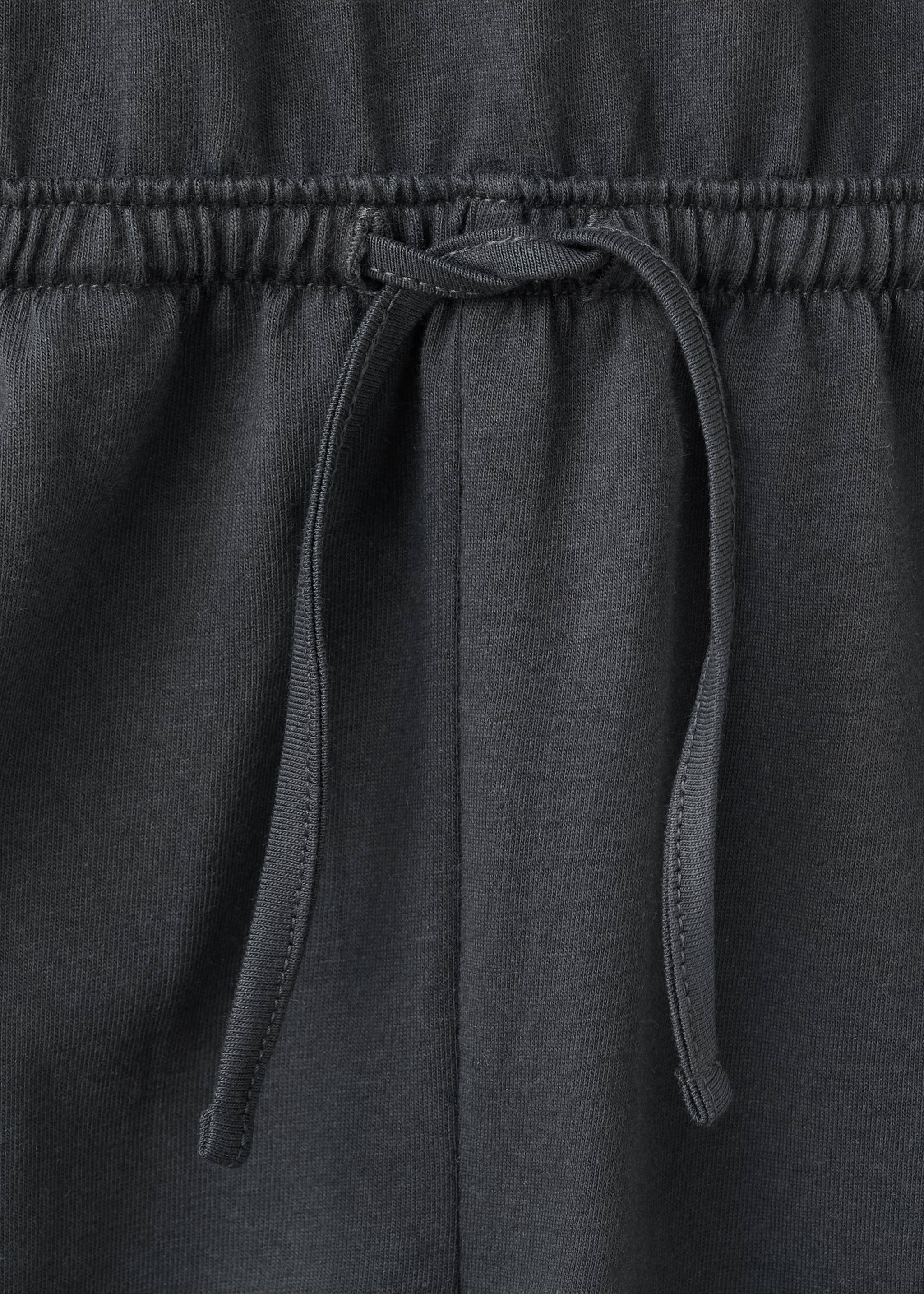 Cotton studded playsuit - Details of the article 8, Charcoal. Ref: 37051393-00.