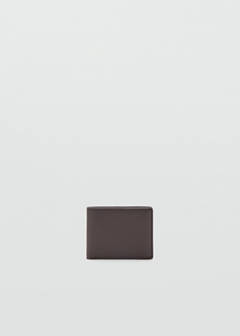 Wallet with embossed effect — Brown 1
