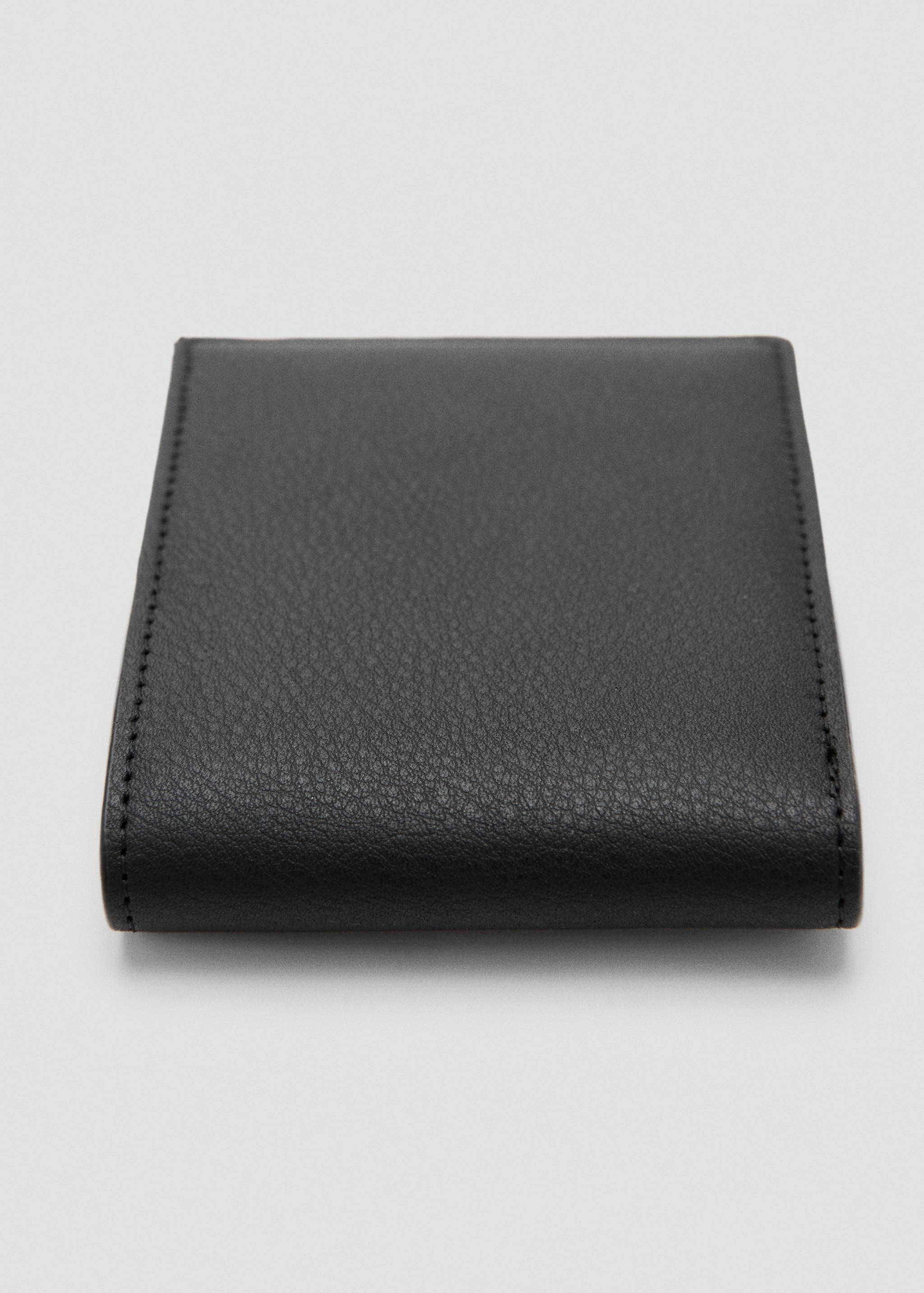 Cartera billetera efecto abatanado - Plano medio