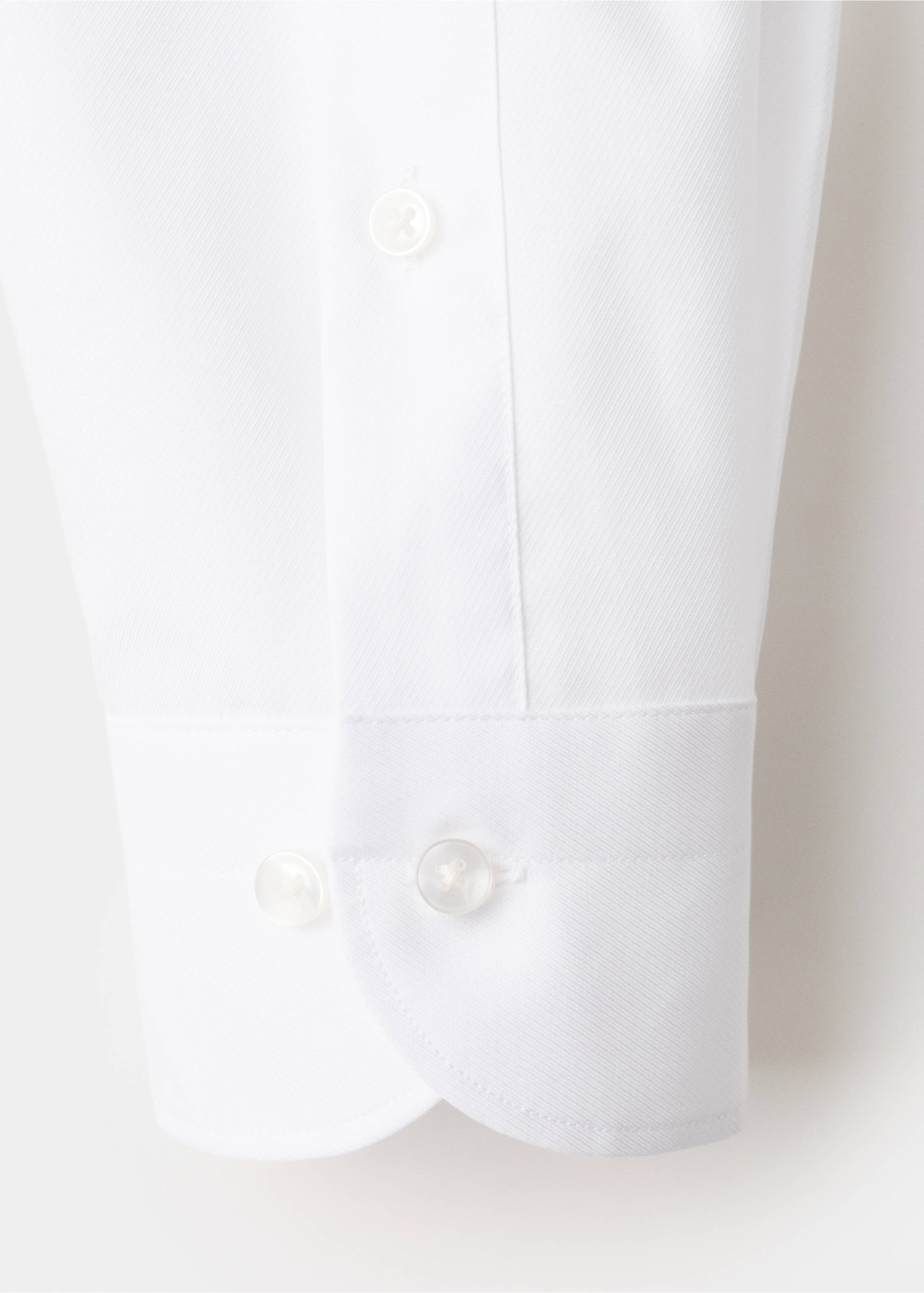 100% cotton regular fit suit shirt - Details of the article 0, White. Ref: 37051398-00.