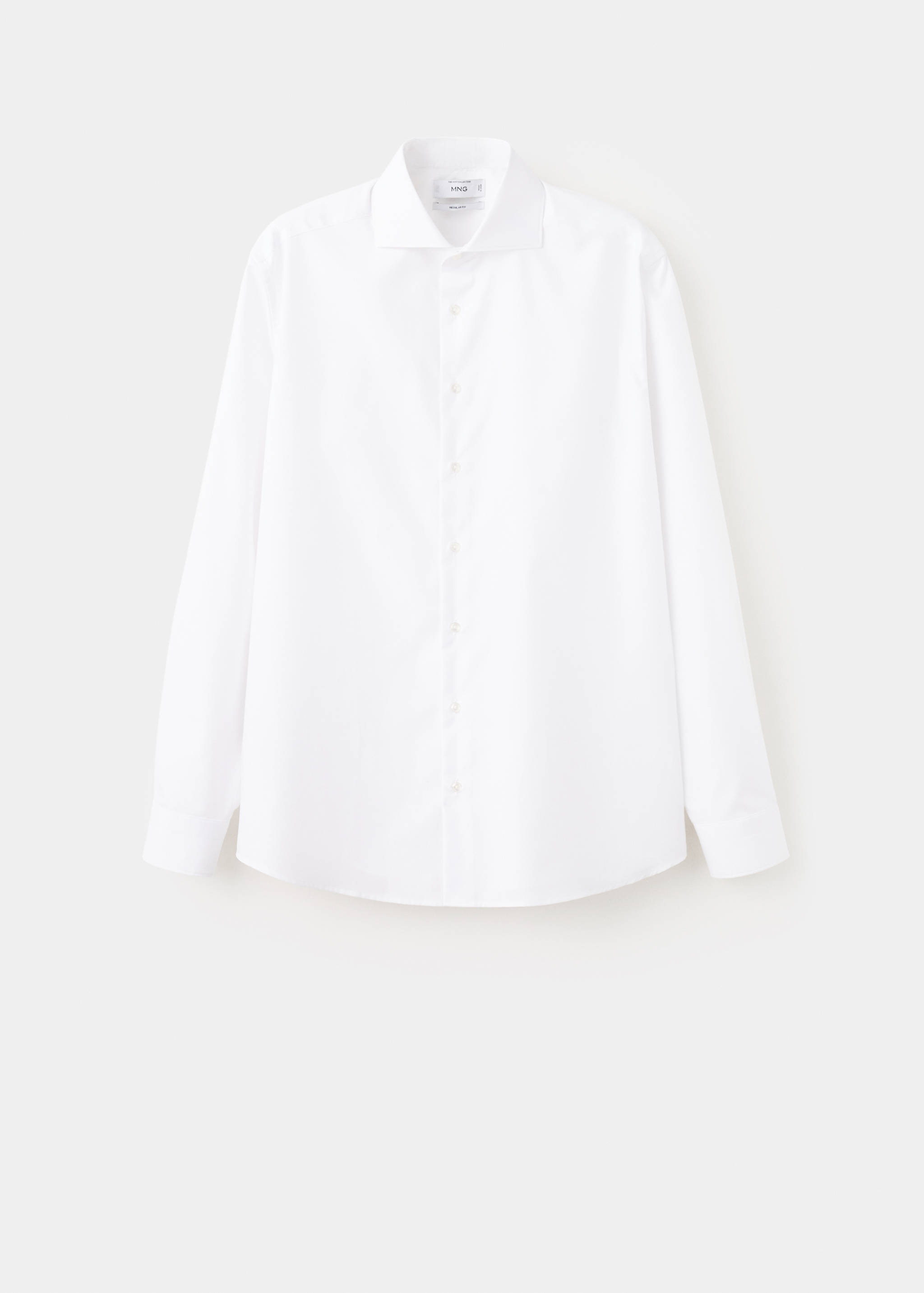 100% cotton regular fit suit shirt - Article without model