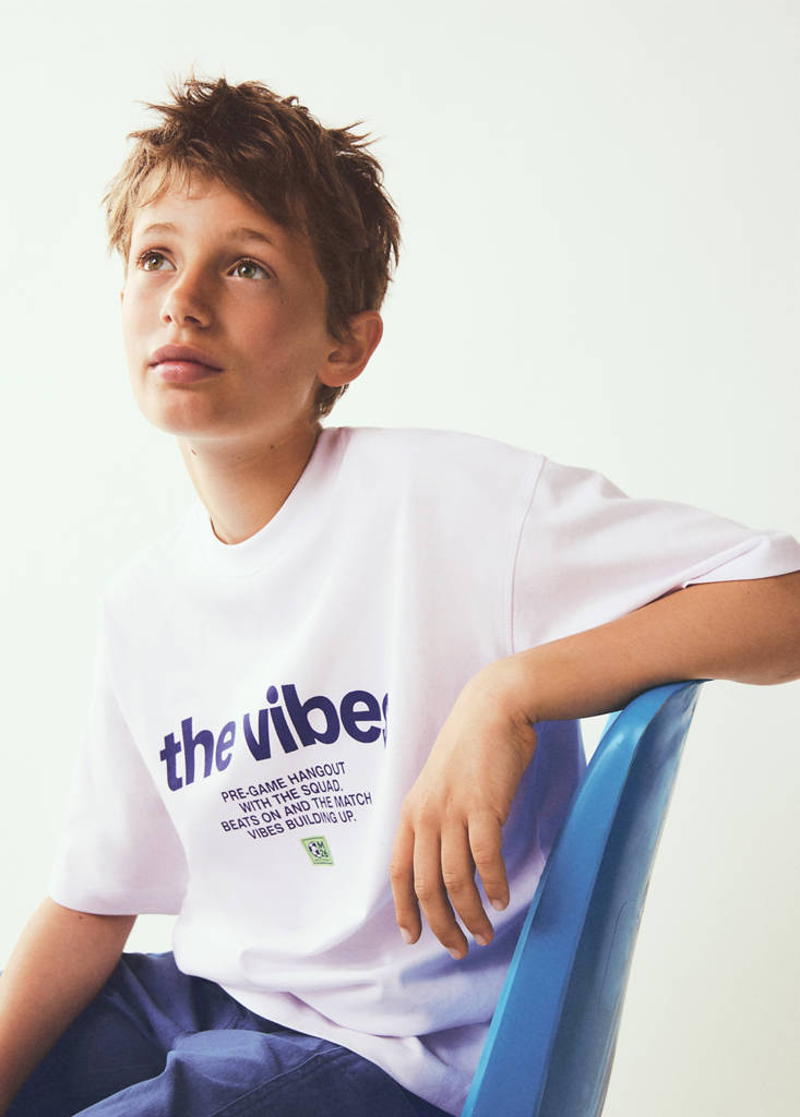 Oversized printed cotton T-shirt — White
