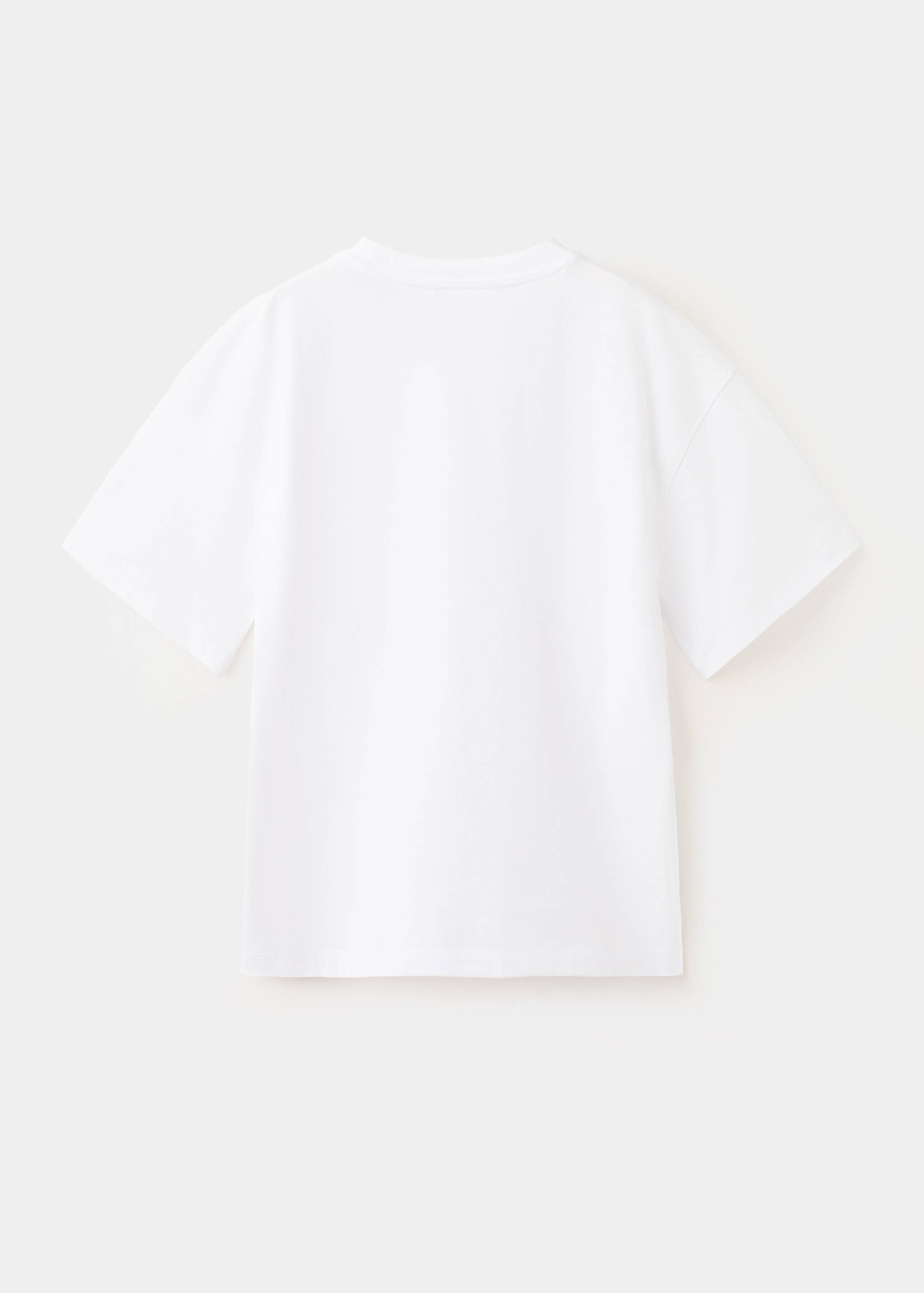 Printed cotton-blend t-shirt - Reverse of the article