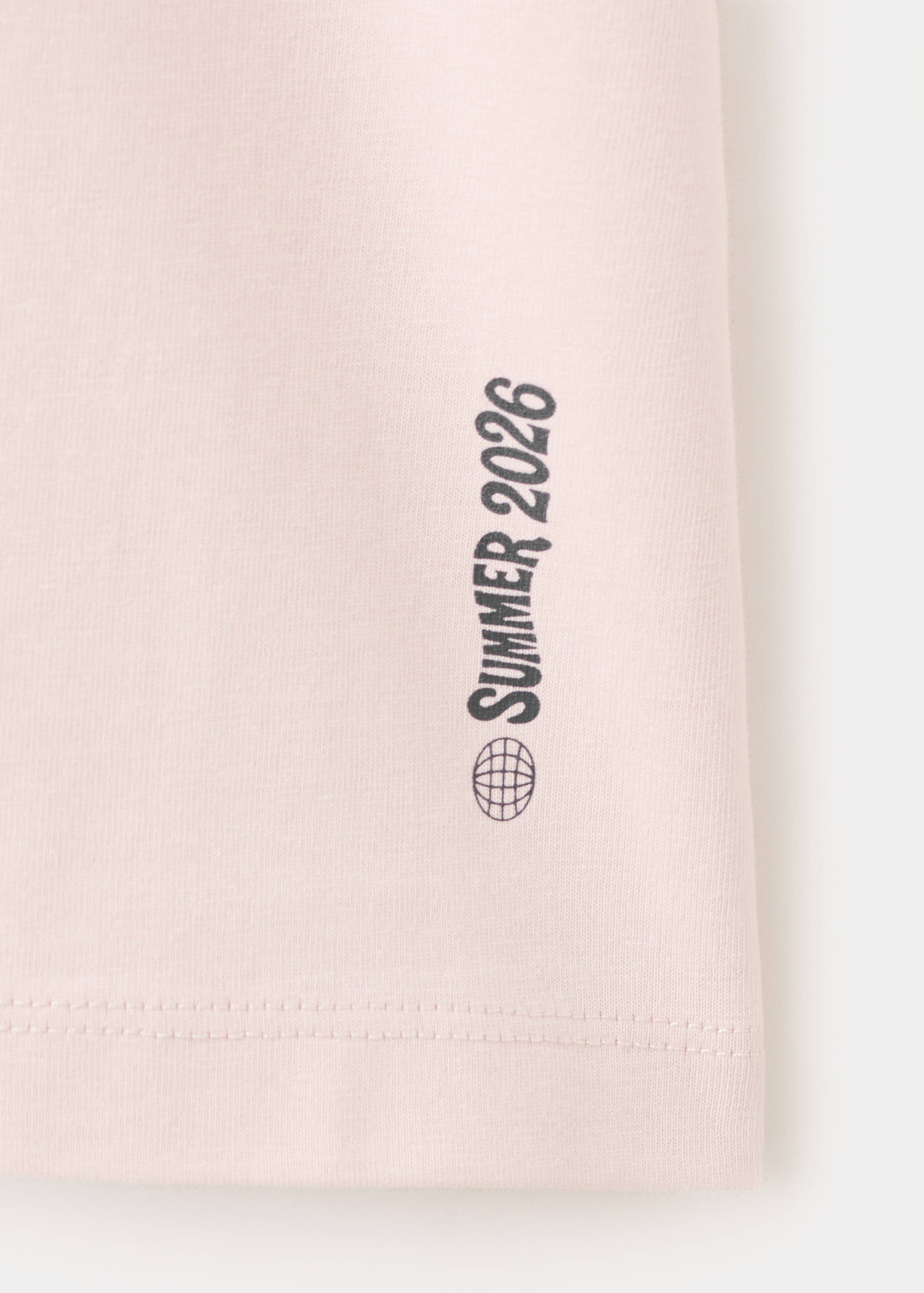 Printed cotton-blend t-shirt - Details of the article 0