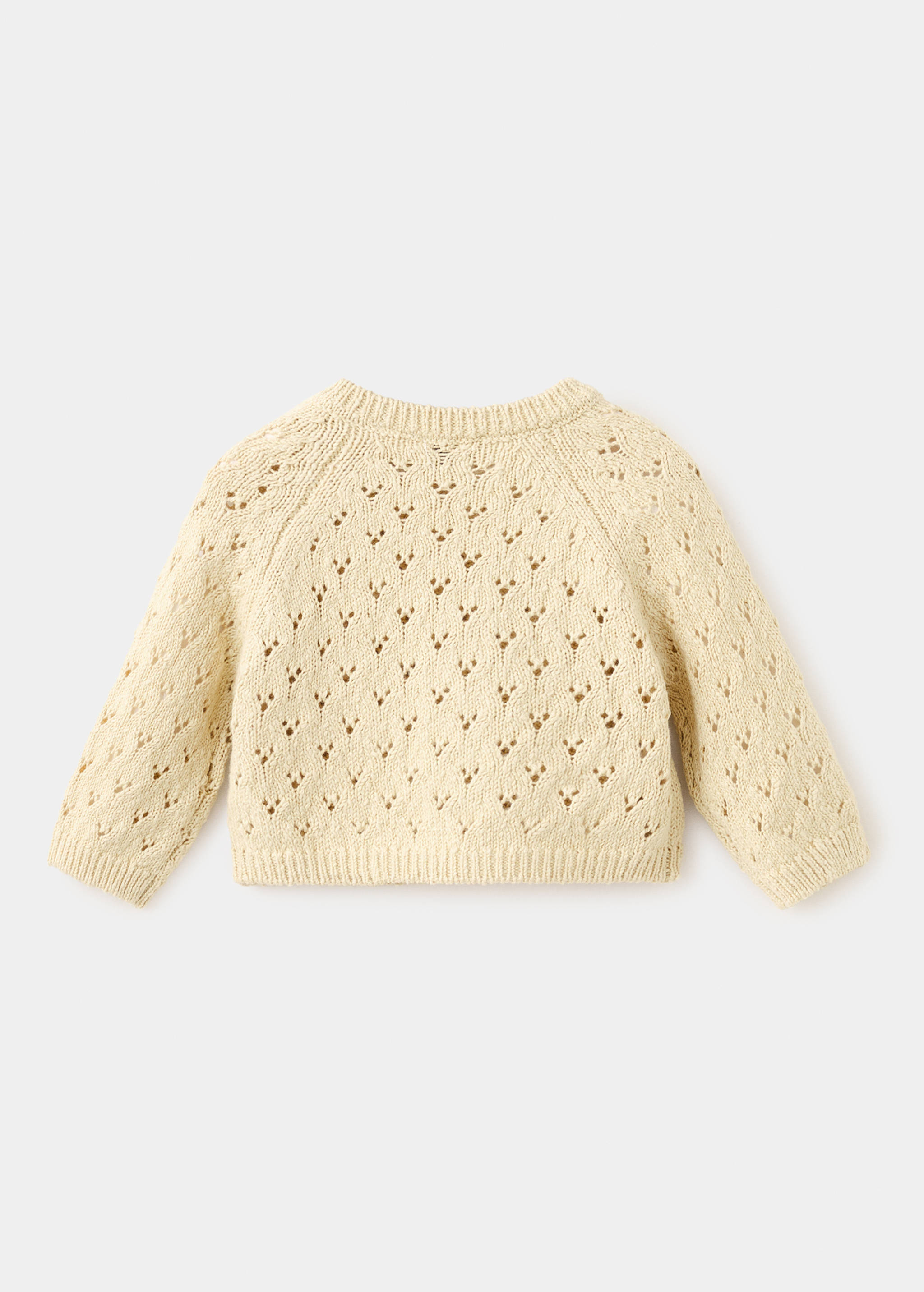 Openwork knit sweater - Reverse of the article