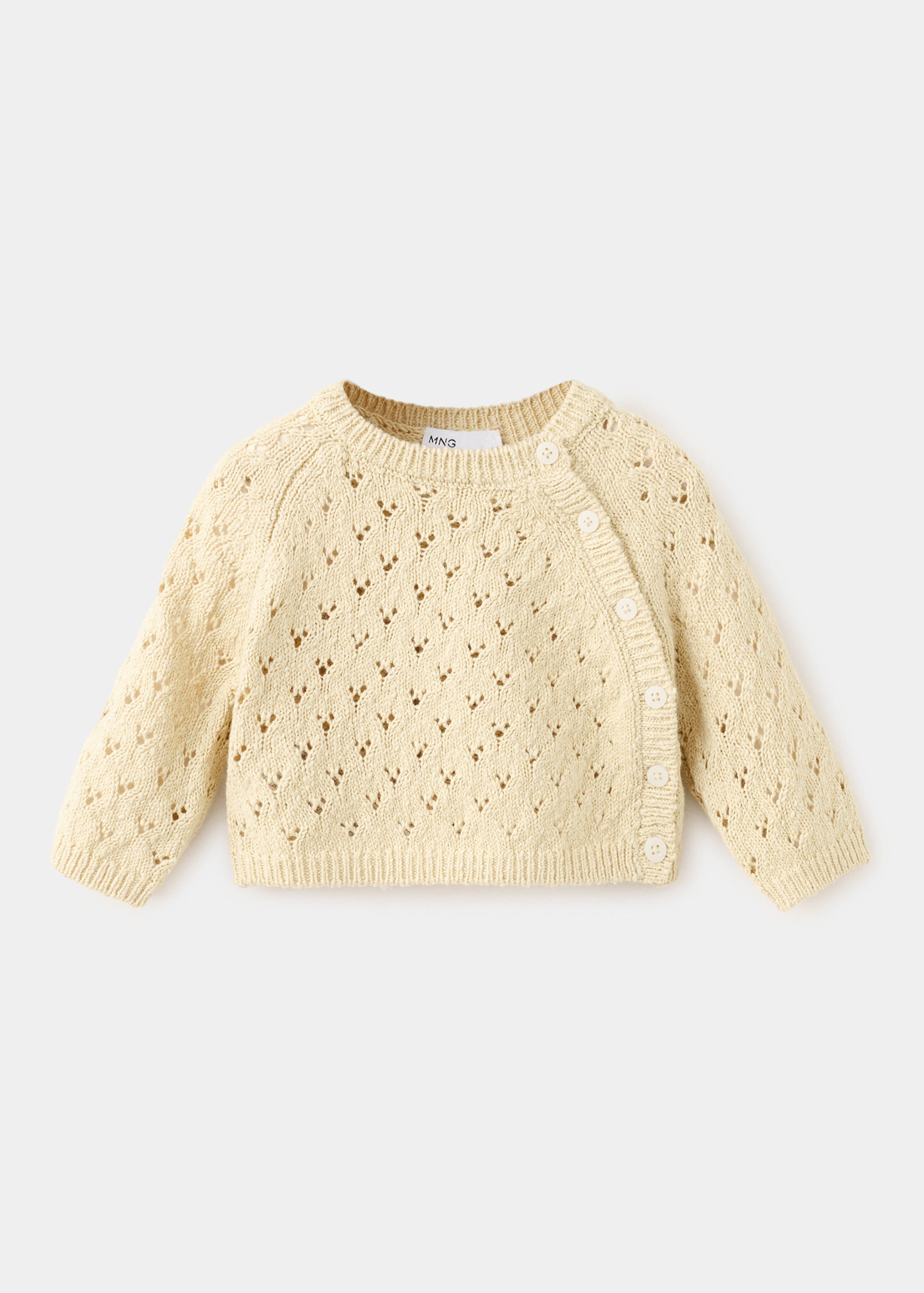 Openwork knit sweater - Article without model