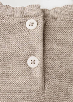 Fine-knit T-shirt — Medium Brown 7
