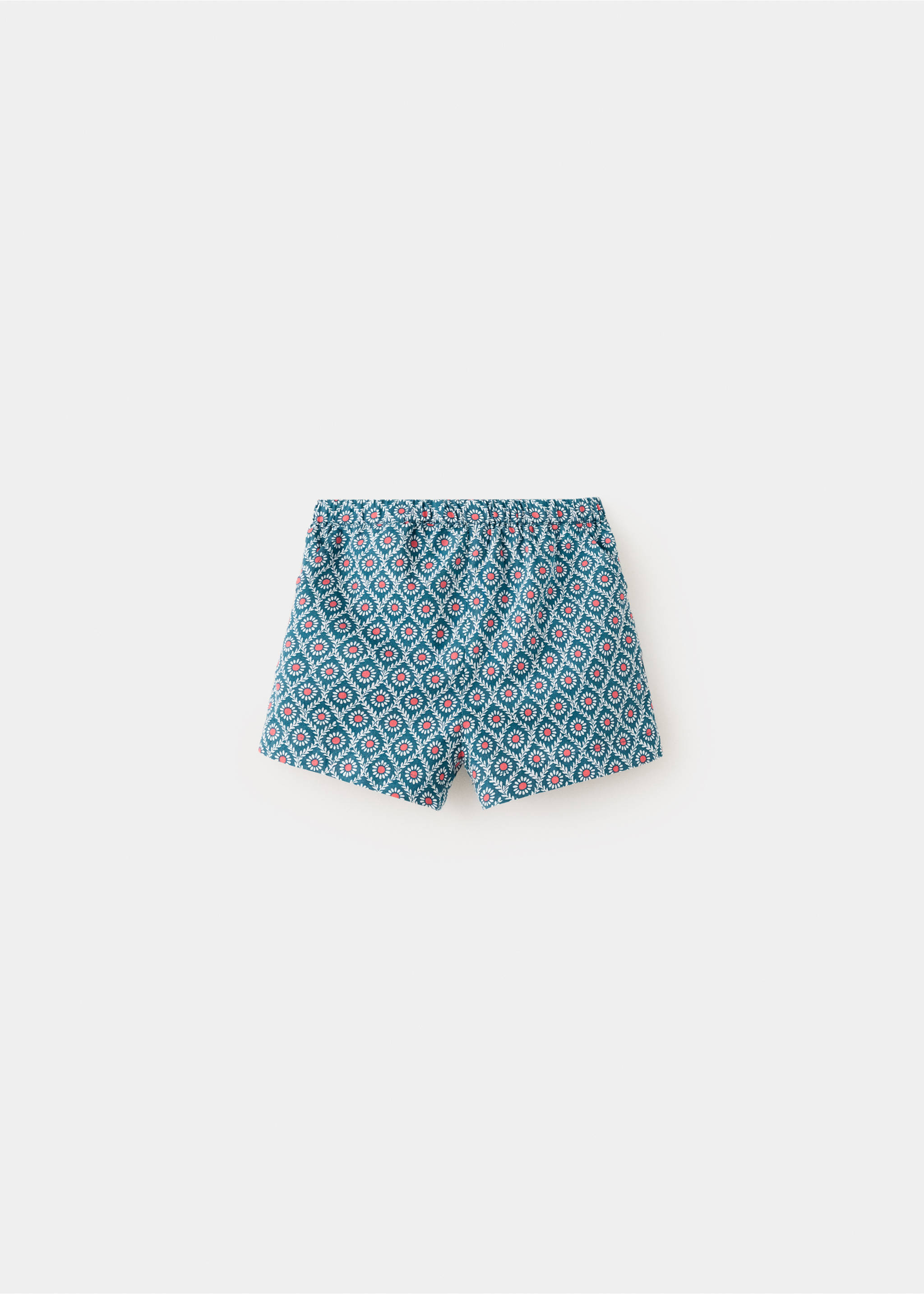 100% cotton print shorts - Article without model, Navy. Ref: 37051404-00.