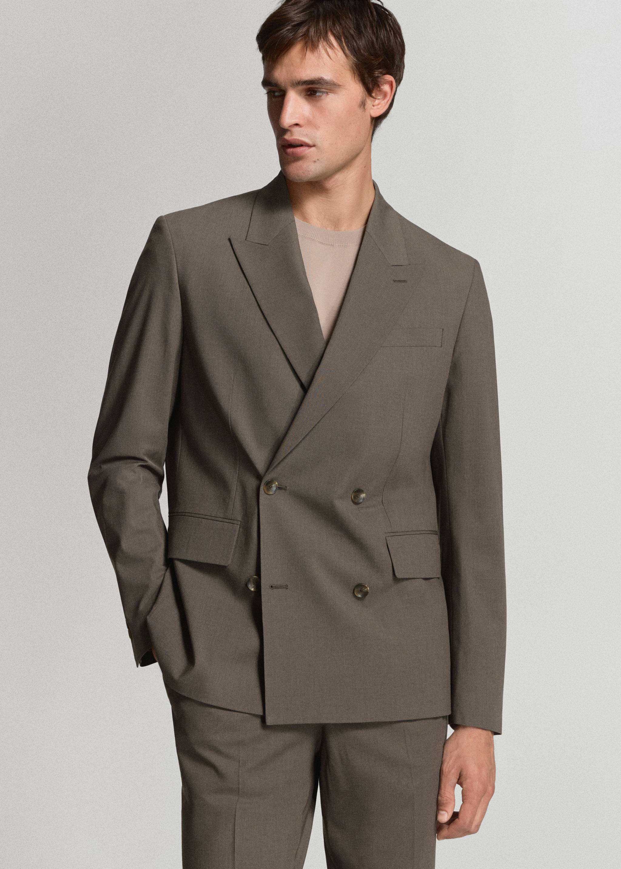 Americana traje Boston regular fit cruzada - Detalle del artículo 3