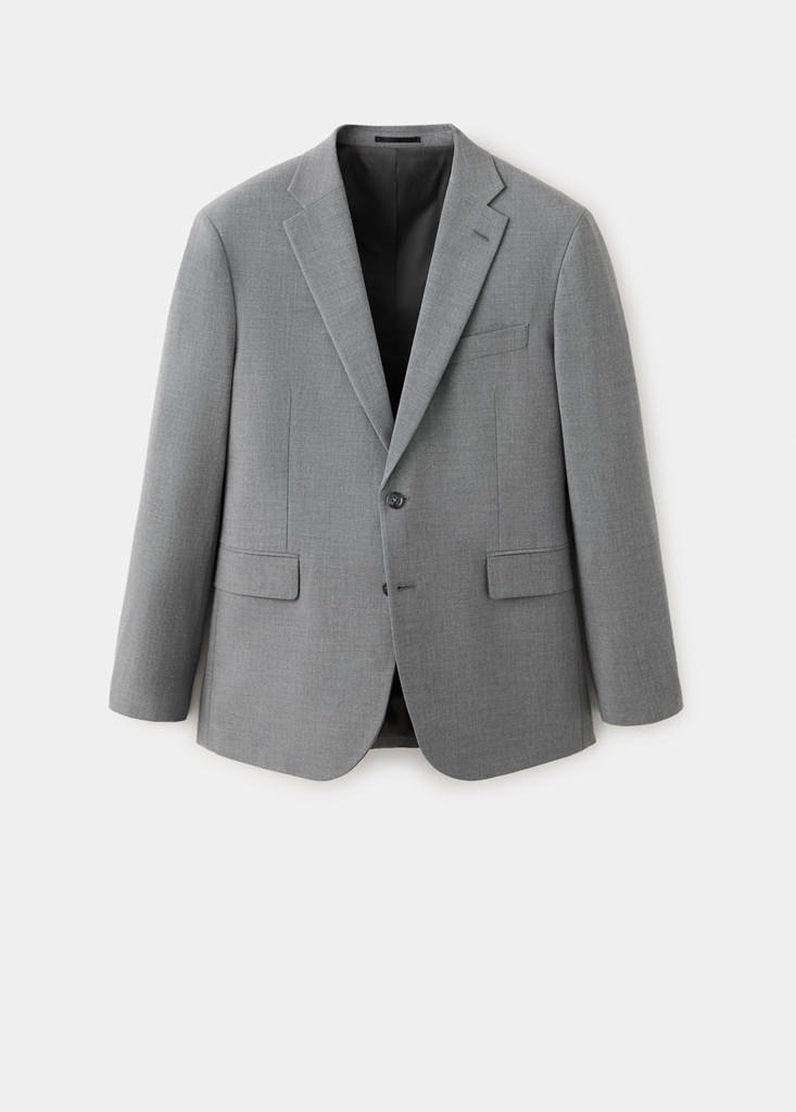 London regular-fit suit jacket — Grey