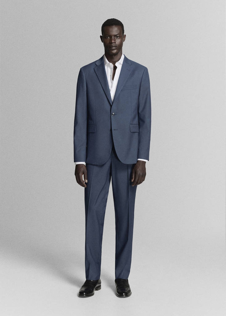 London regular-fit trousers — Indigo Blue