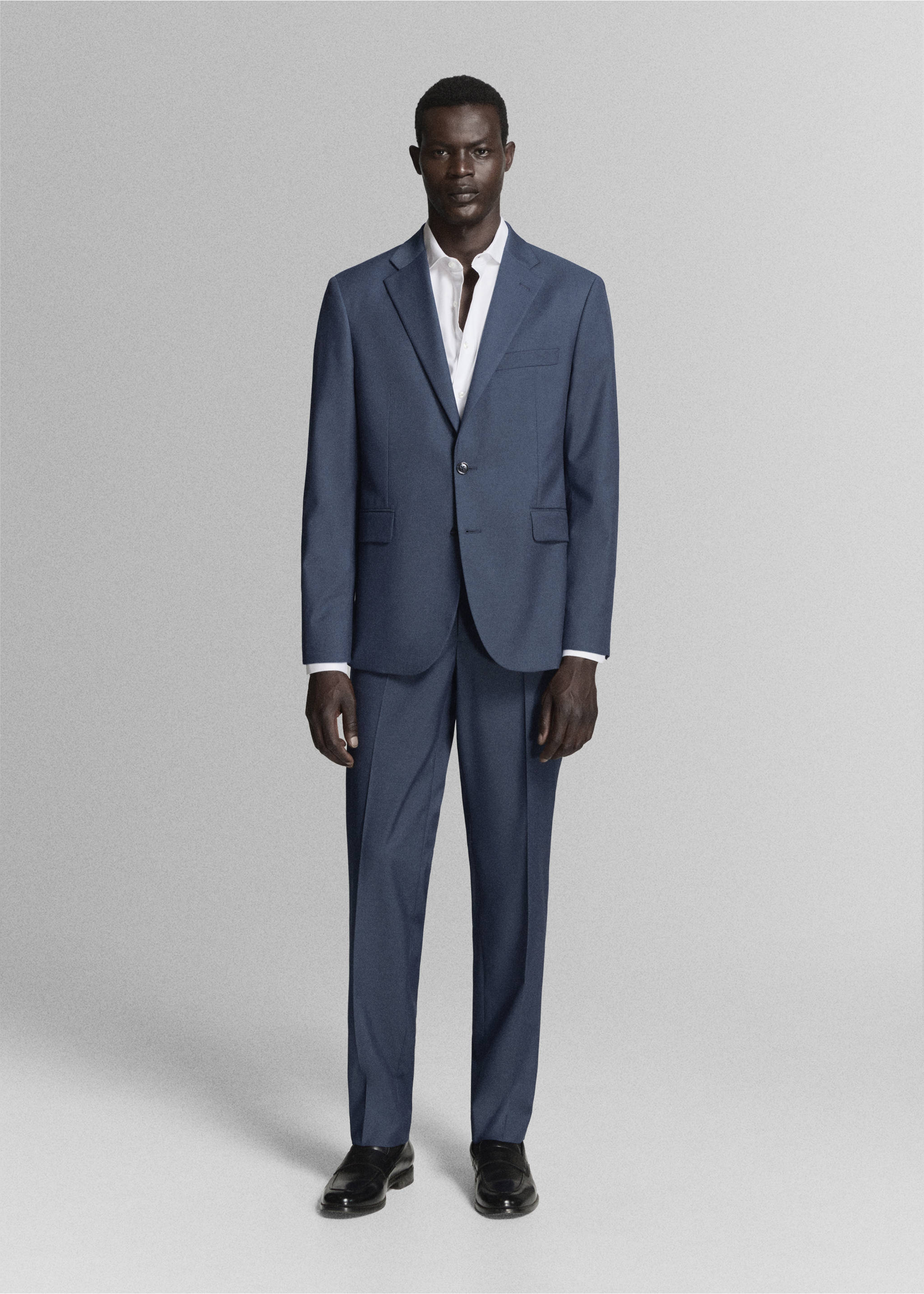 London regular-fit trousers - General plane, Indigo Blue. Ref: 37051408-00.