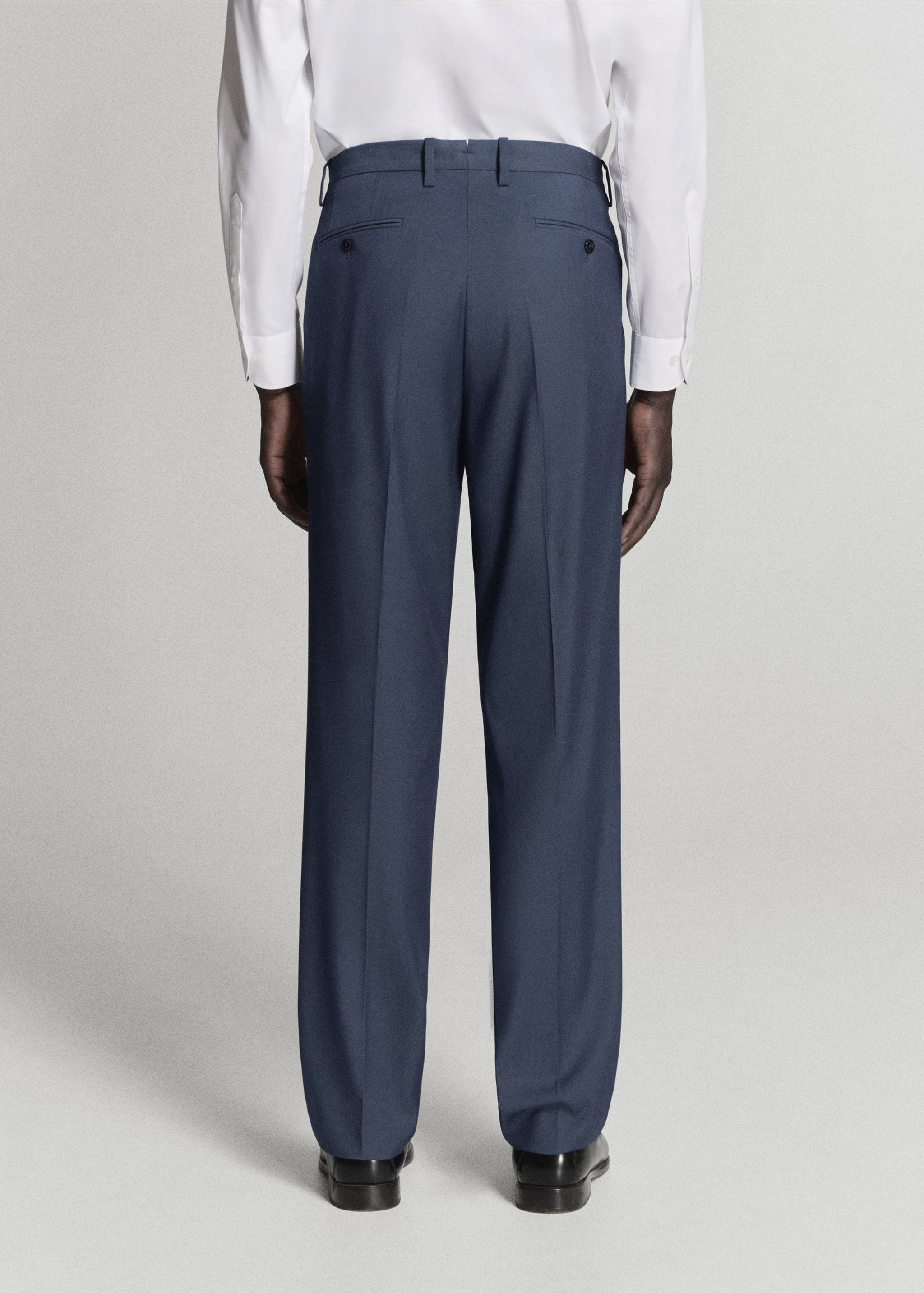 London regular-fit trousers - Reverse of the article, Indigo Blue. Ref: 37051408-00.