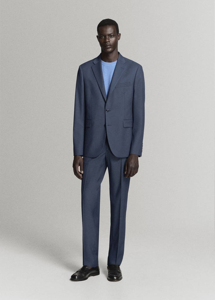 London regular-fit trousers — Indigo Blue