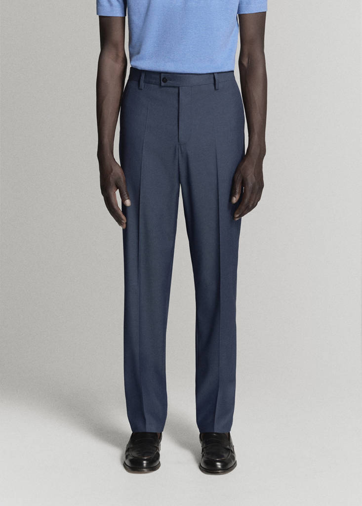 London regular-fit trousers — Indigo Blue
