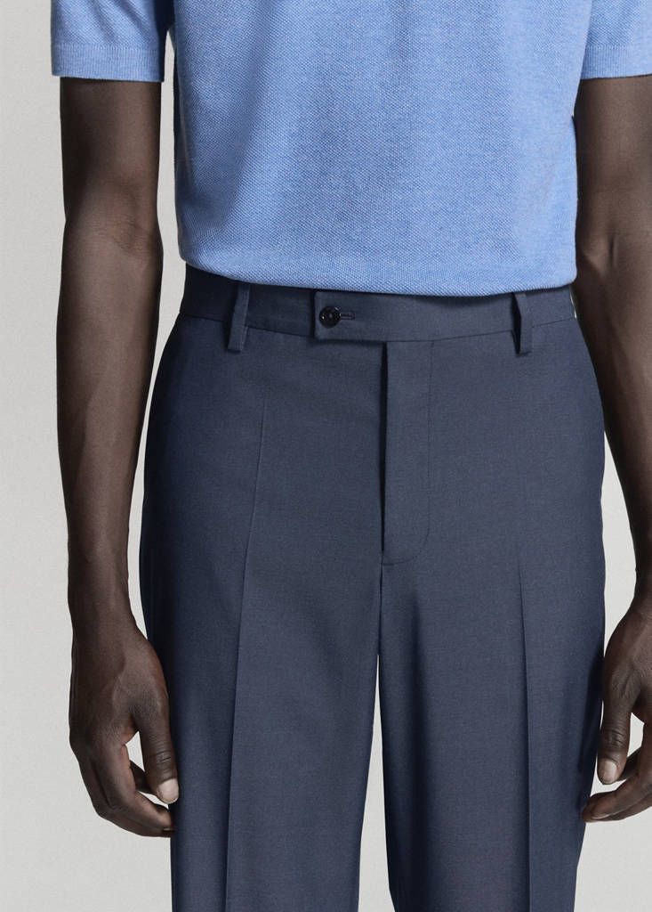 London regular-fit trousers — Indigo Blue