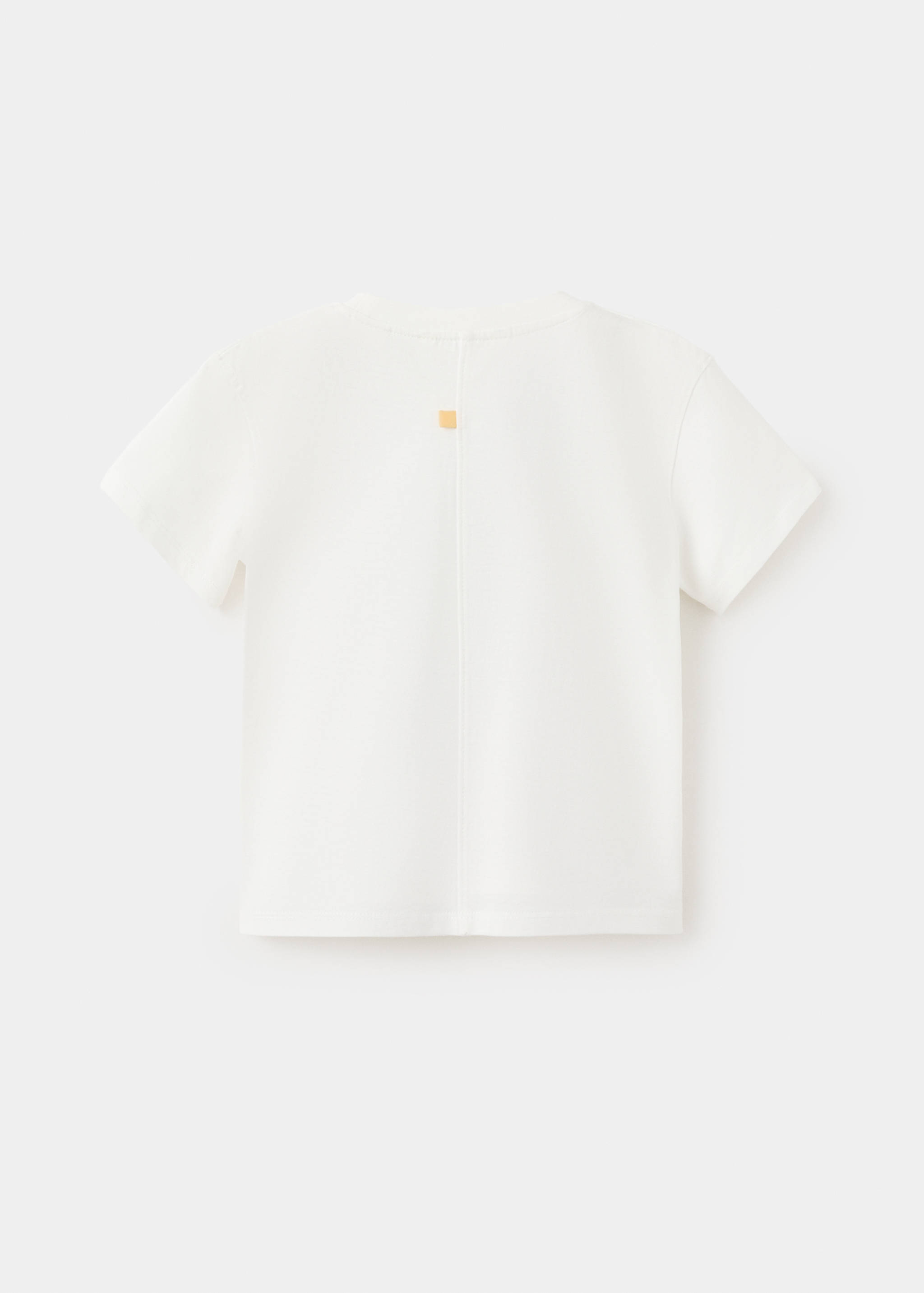 T-shirt en coton imprimé - Verso de l’article