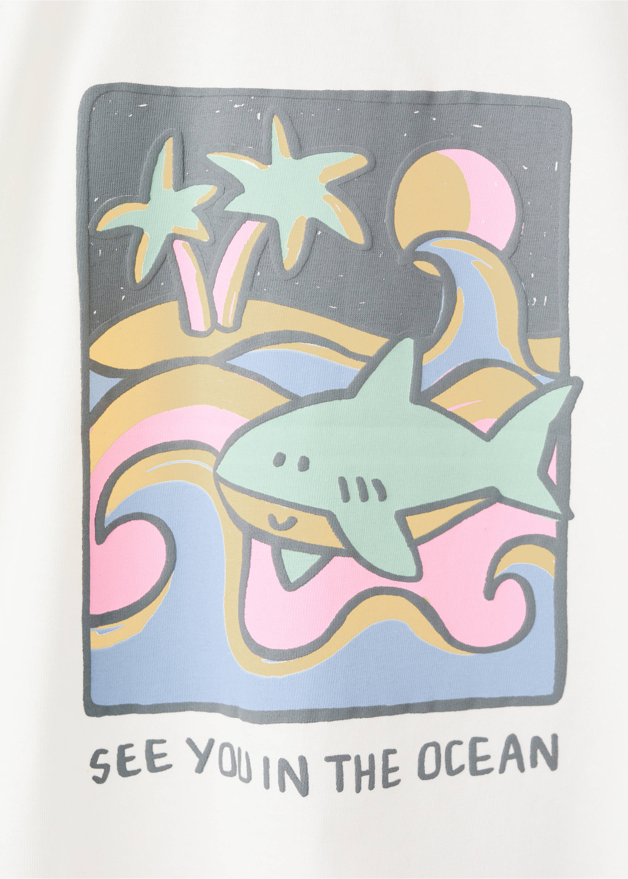 تي شيرت .-- shark - تفاصيل المنتج 8, أبيض. Ref: 37051409-00.