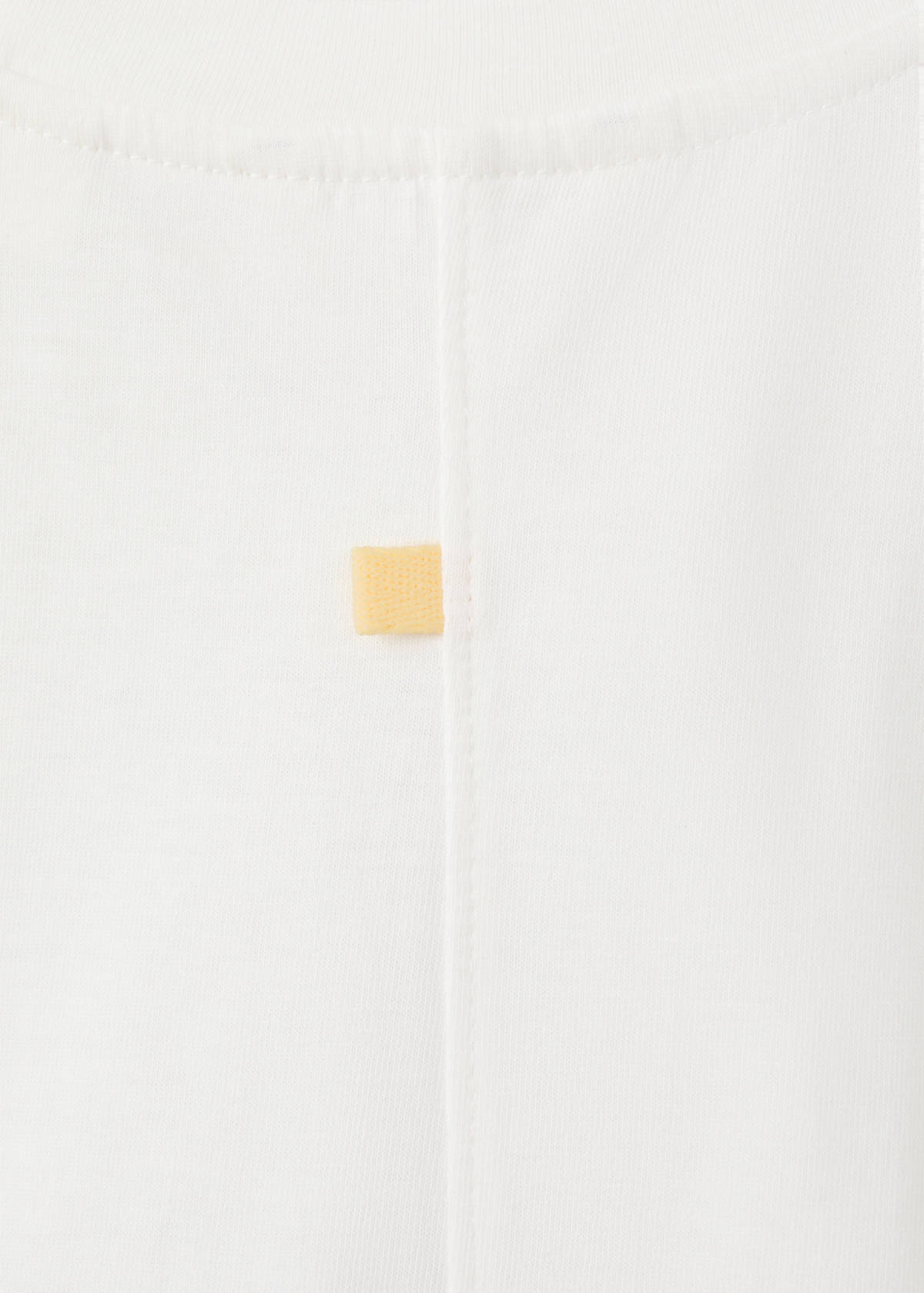 Printed cotton-blend t-shirt — White