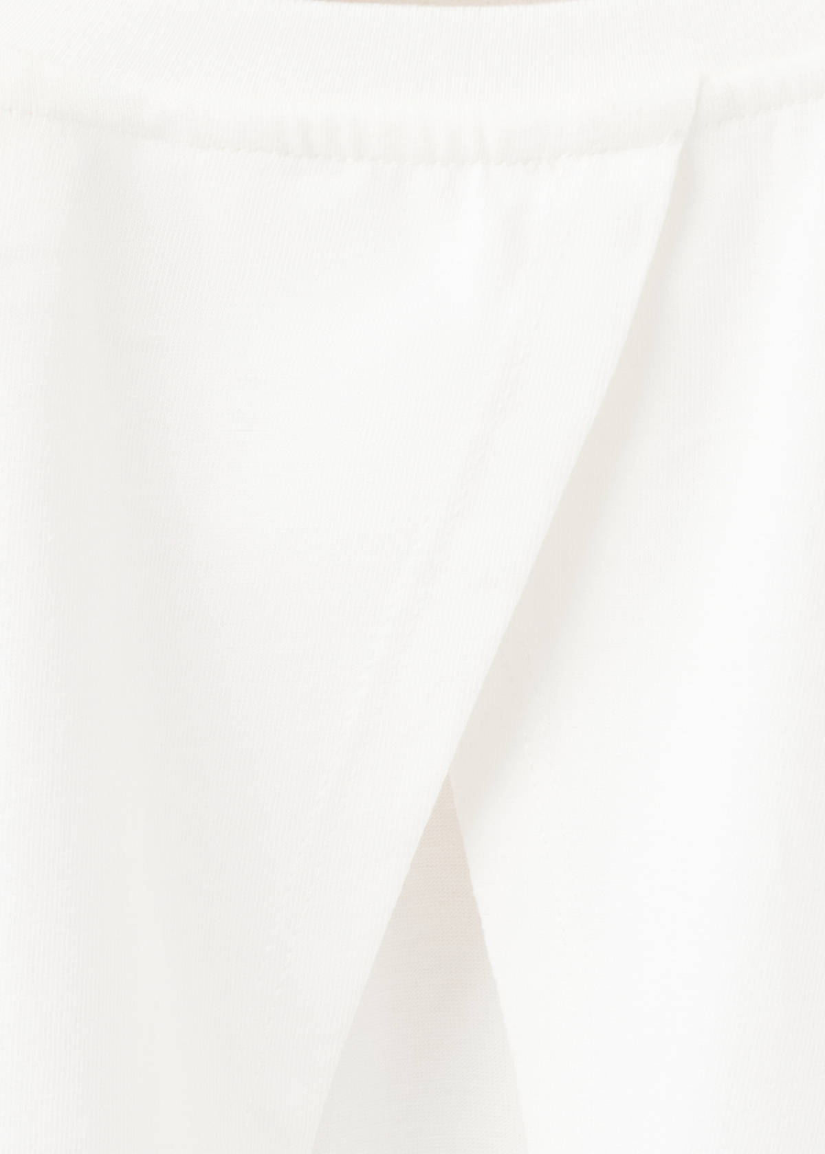Embroidered palm tree T-shirt with back slit — Off White