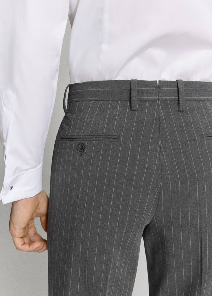 Monaco slim-fit suit trousers — Grey
