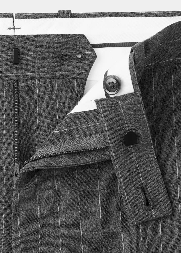 Monaco slim-fit suit trousers — Grey