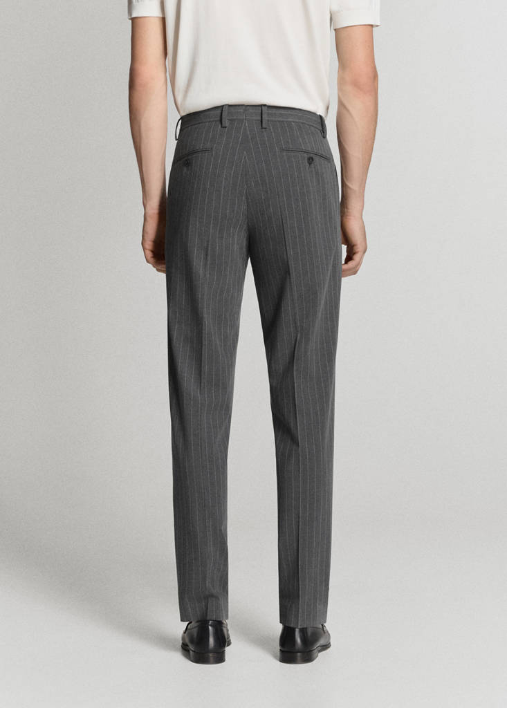 Monaco slim-fit suit trousers — Grey