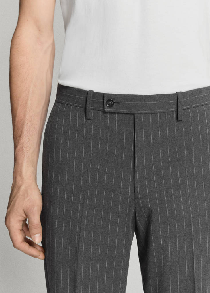 Monaco slim-fit suit trousers — Grey