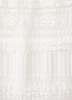 Long lace skirt — White 6
